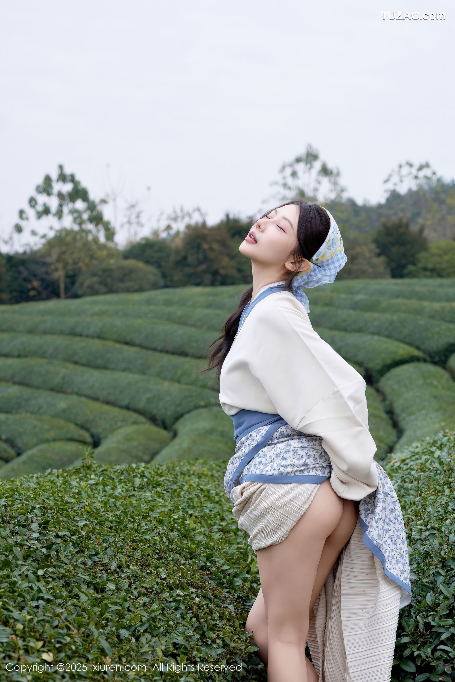 XiuRen秀人网-11098-尹甜甜-采茶女古风白衣户外爆乳全裸-2025.12.11