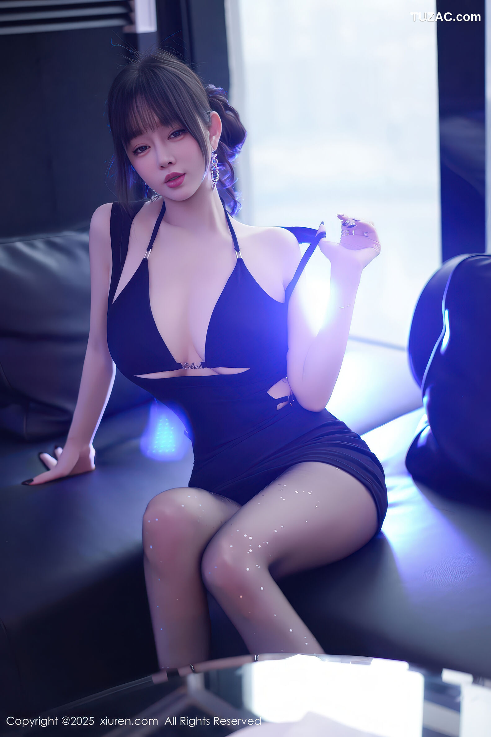 XiuRen秀人网-11165-王羽纯-黑色情趣内衣黑丝-2025.12.26