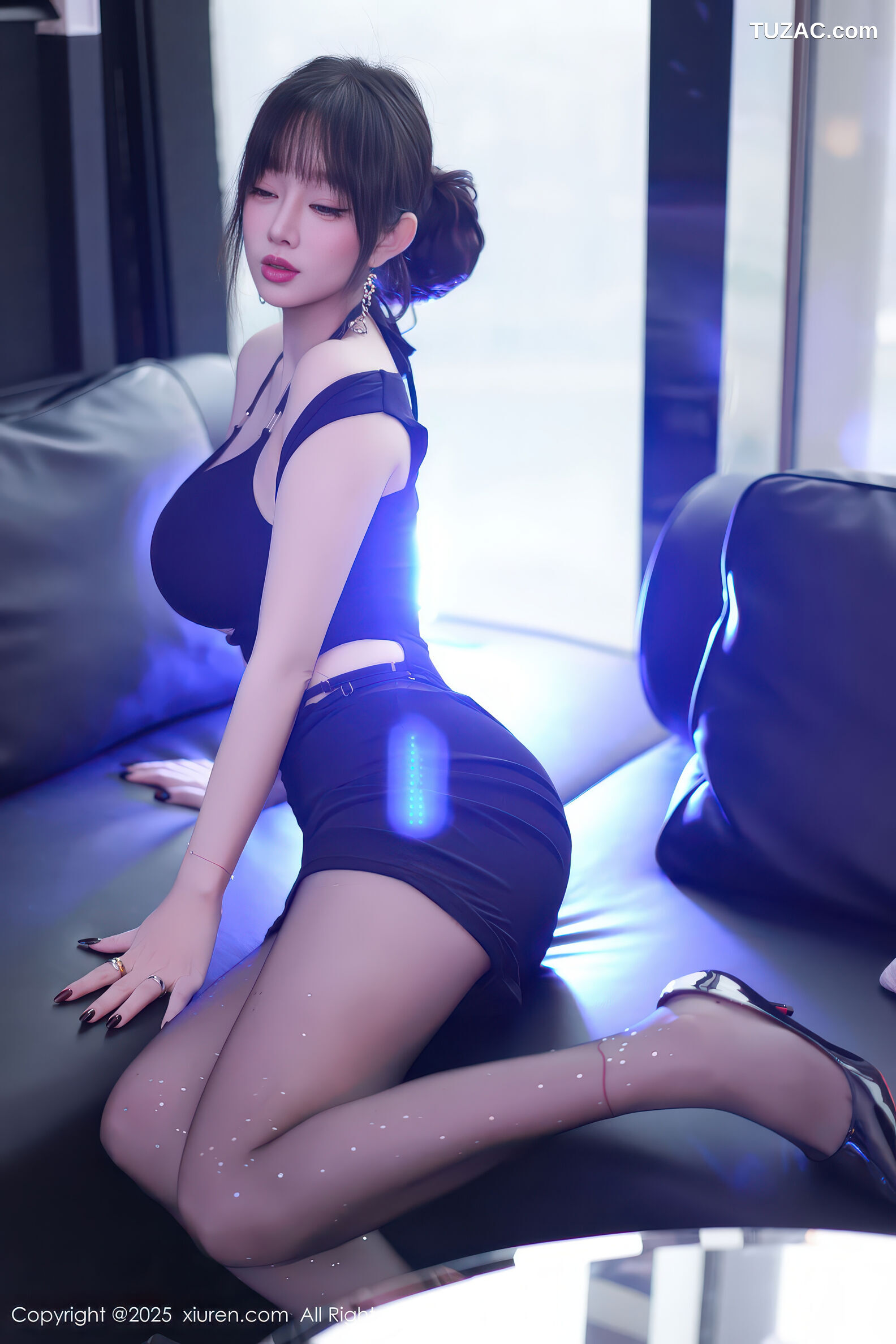 XiuRen秀人网-11165-王羽纯-黑色情趣内衣黑丝-2025.12.26