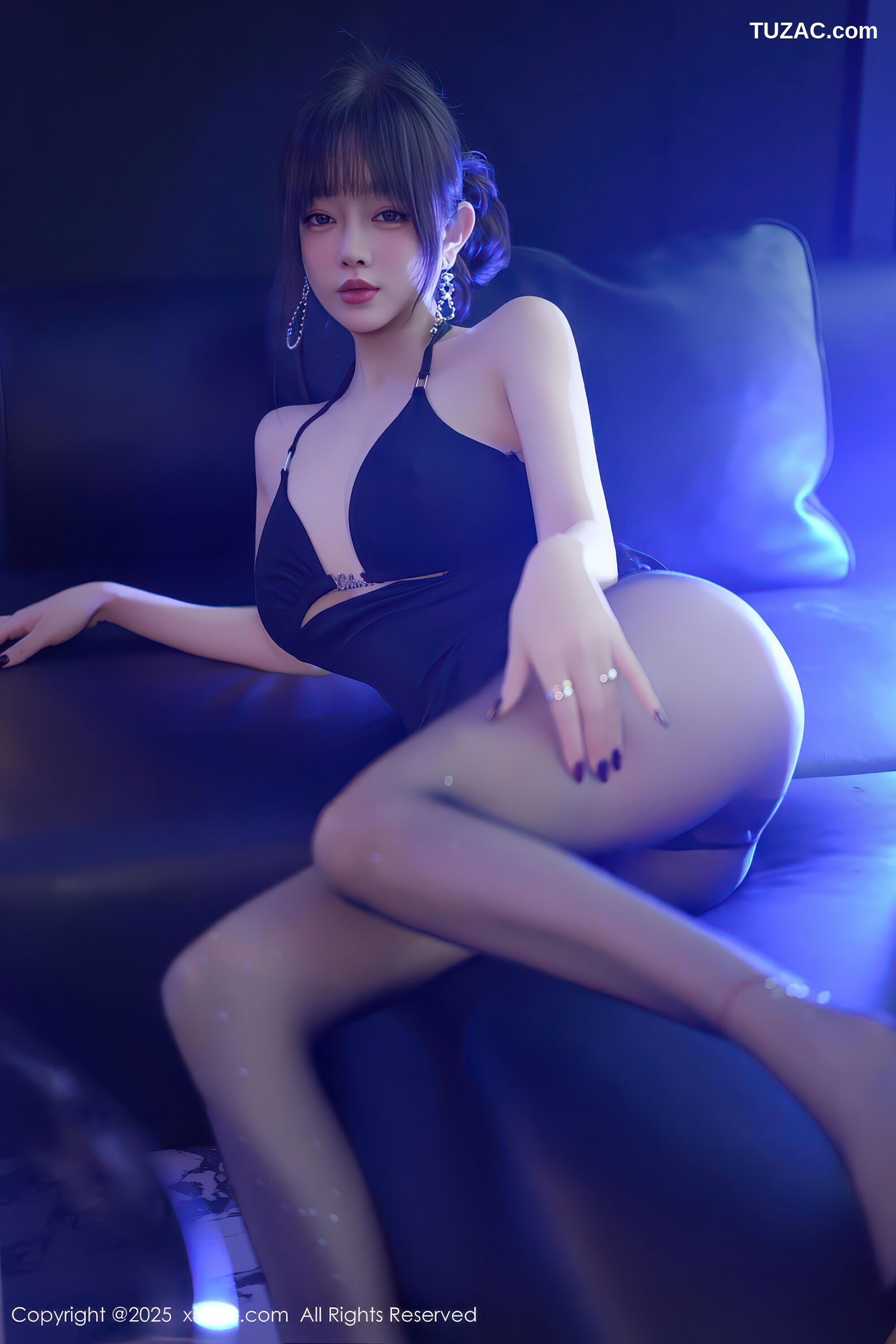XiuRen秀人网-11165-王羽纯-黑色情趣内衣黑丝-2025.12.26