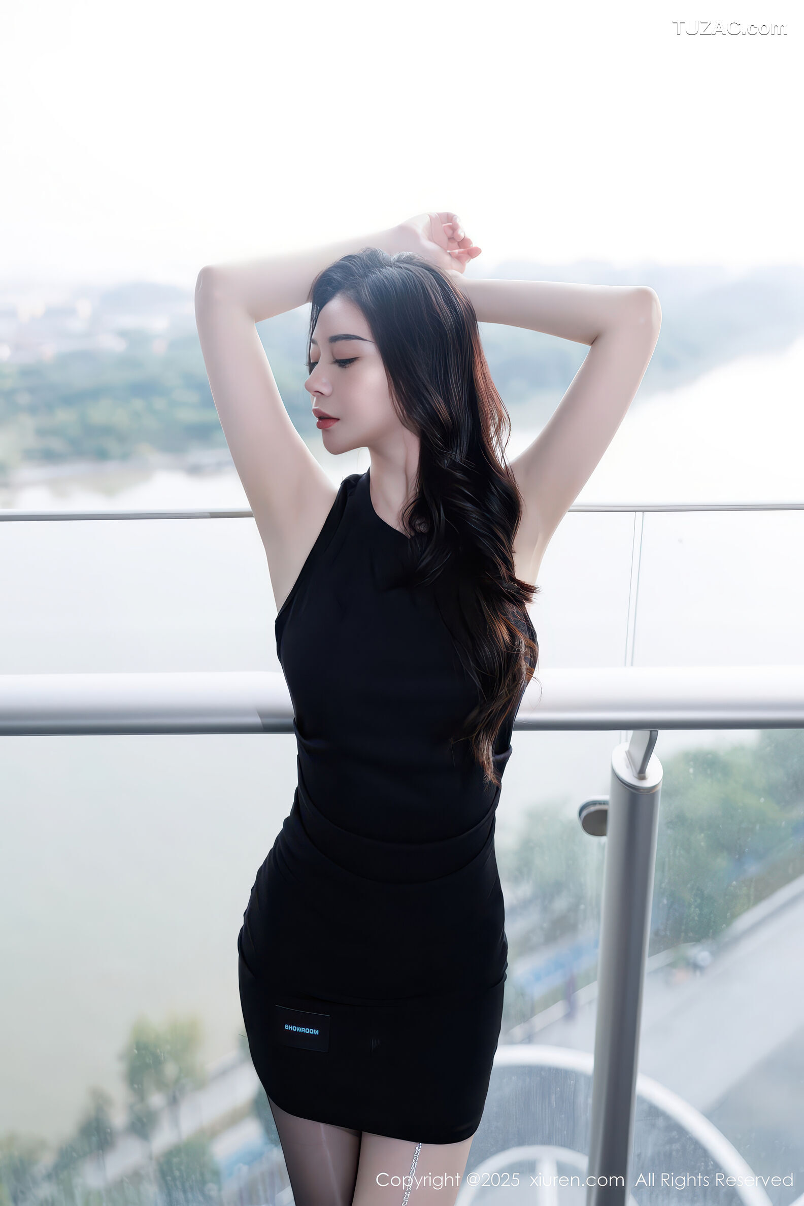 XiuRen秀人网-11167-梦心玥-心玥-黑色连衣短裙黑丝-2025.12.29