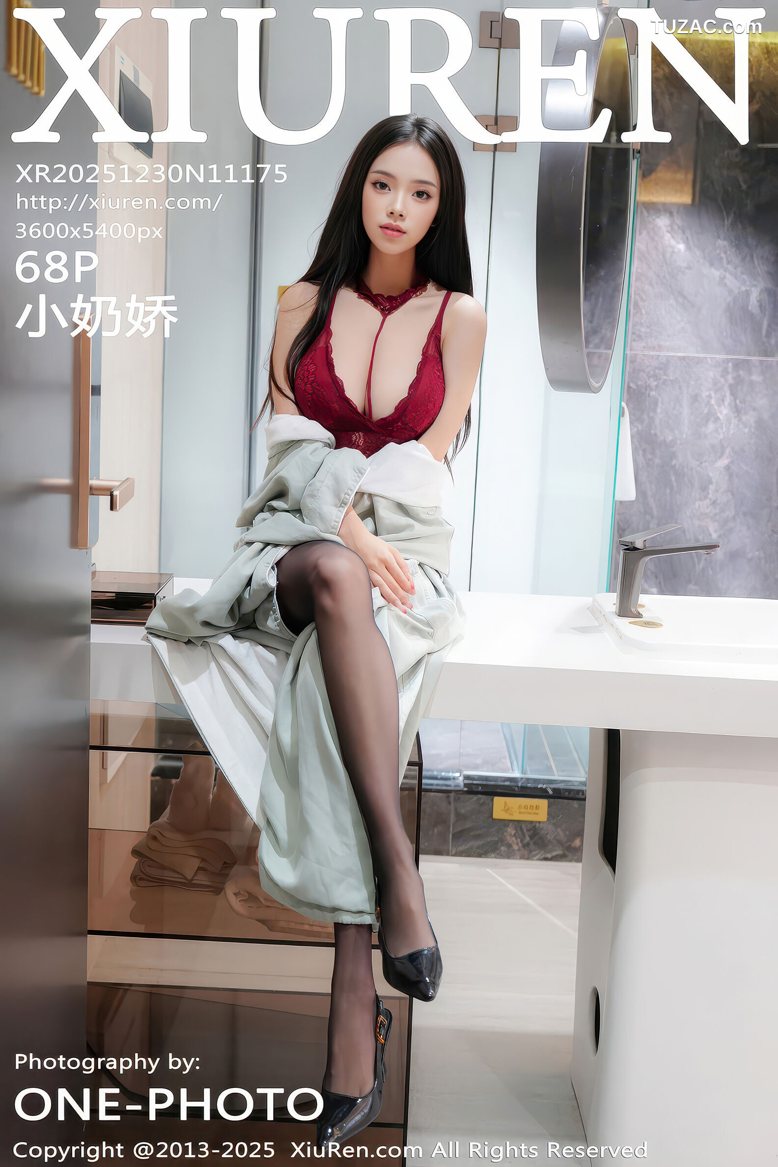 XiuRen秀人网-11175-小奶娇-红色情趣内衣黑丝-2025.12.30
