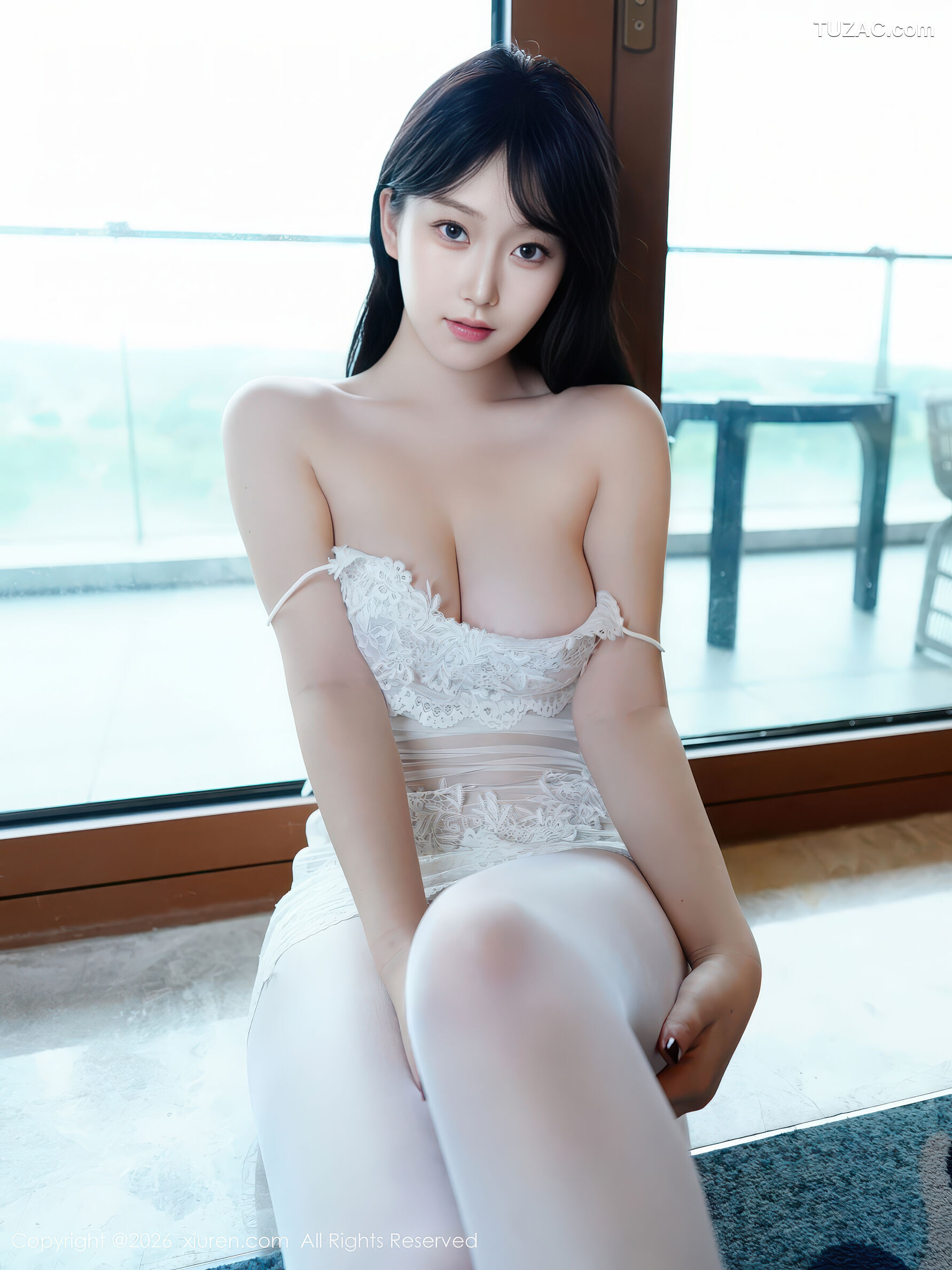 XiuRen秀人网-11193-李沁恩lrene-黑蕾丝白蕾丝姐妹花-2026.01.05