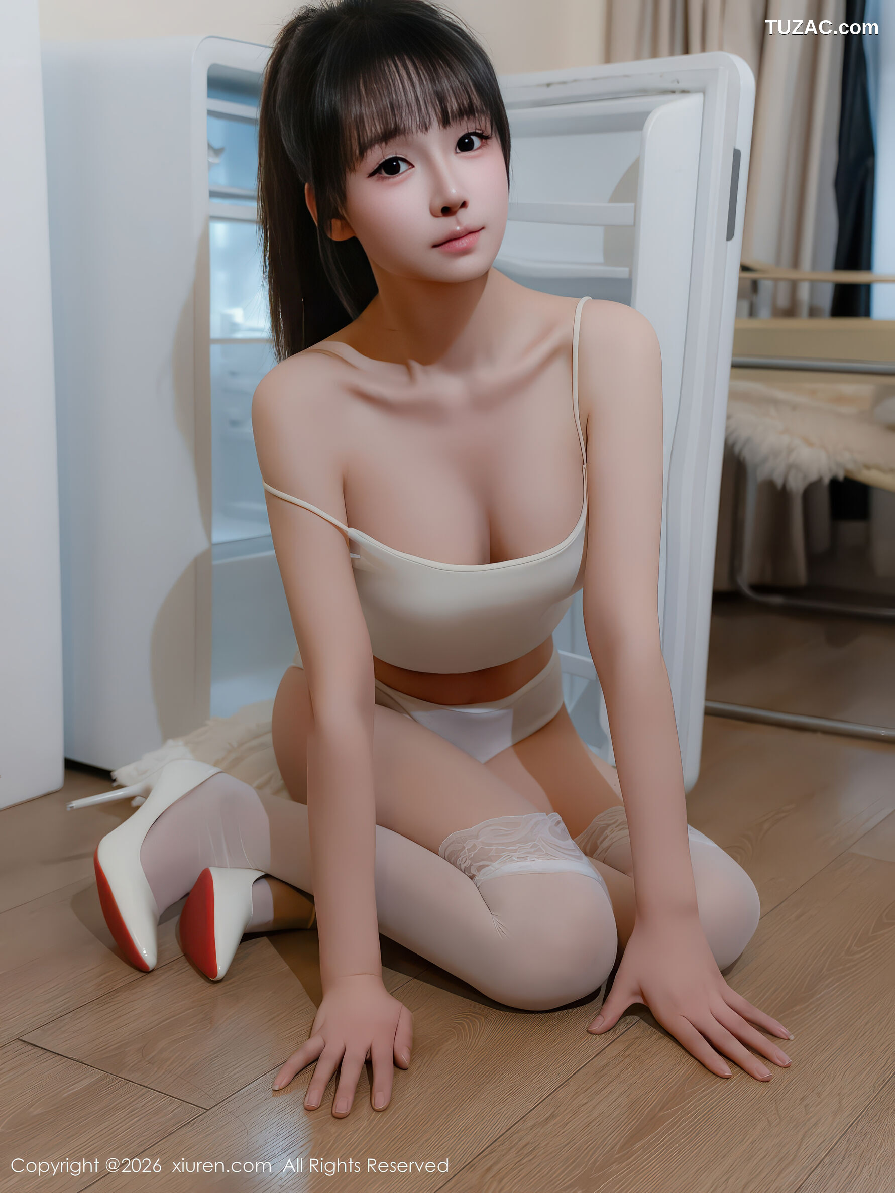 XiuRen秀人网-11196-沈蜜儿-少女黄色连衣裙白丝-2026.01.06