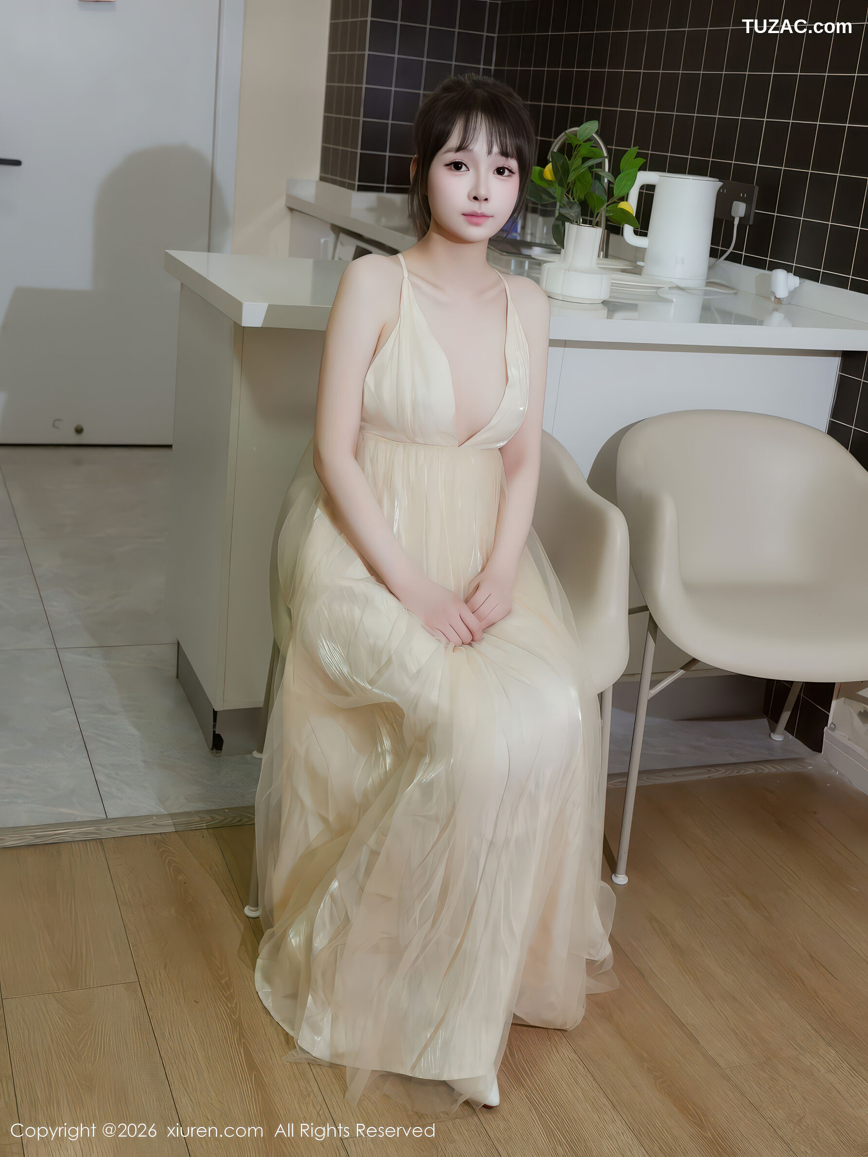 XiuRen秀人网-11196-沈蜜儿-少女黄色连衣裙白丝-2026.01.06