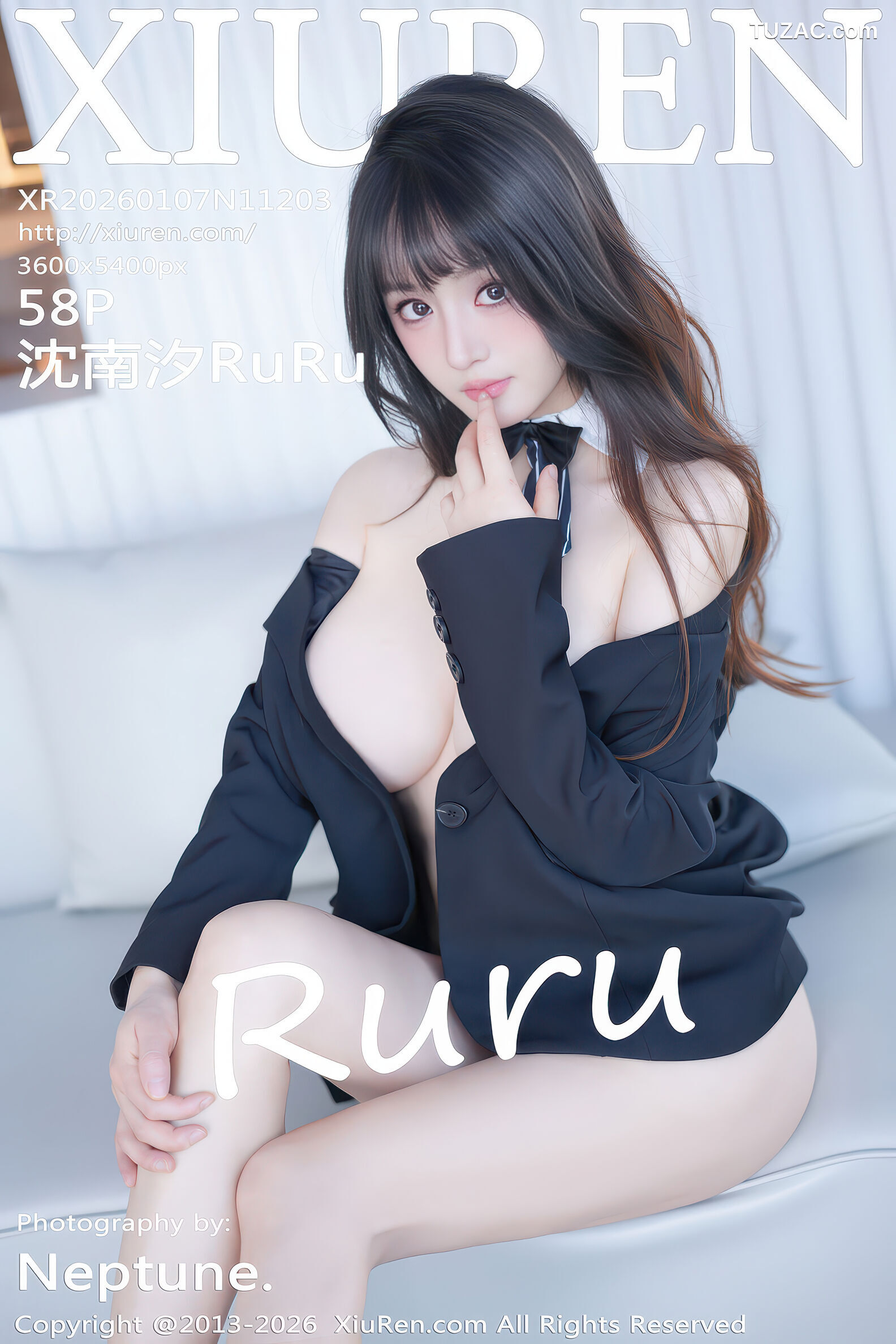 XiuRen秀人网-11203-沈南汐RuRu-巨乳黑色西服-2026.01.07