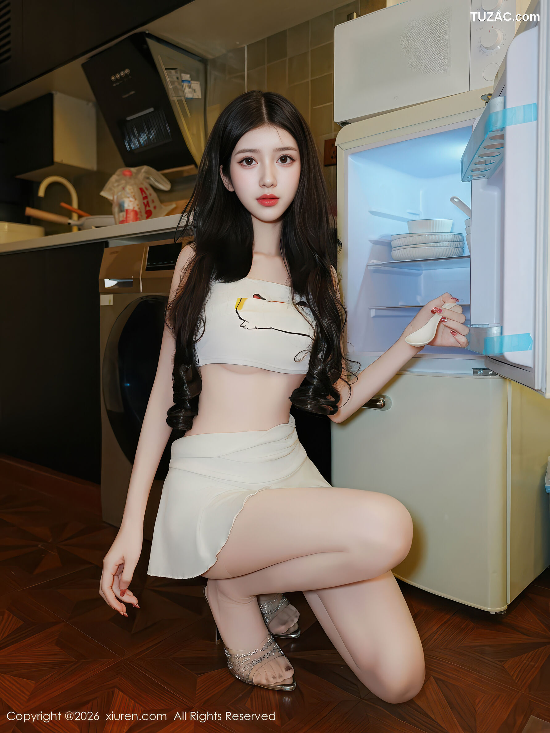 XiuRen秀人网-11211-白小蝶-白色短裙清纯厨娘-2026.01.09