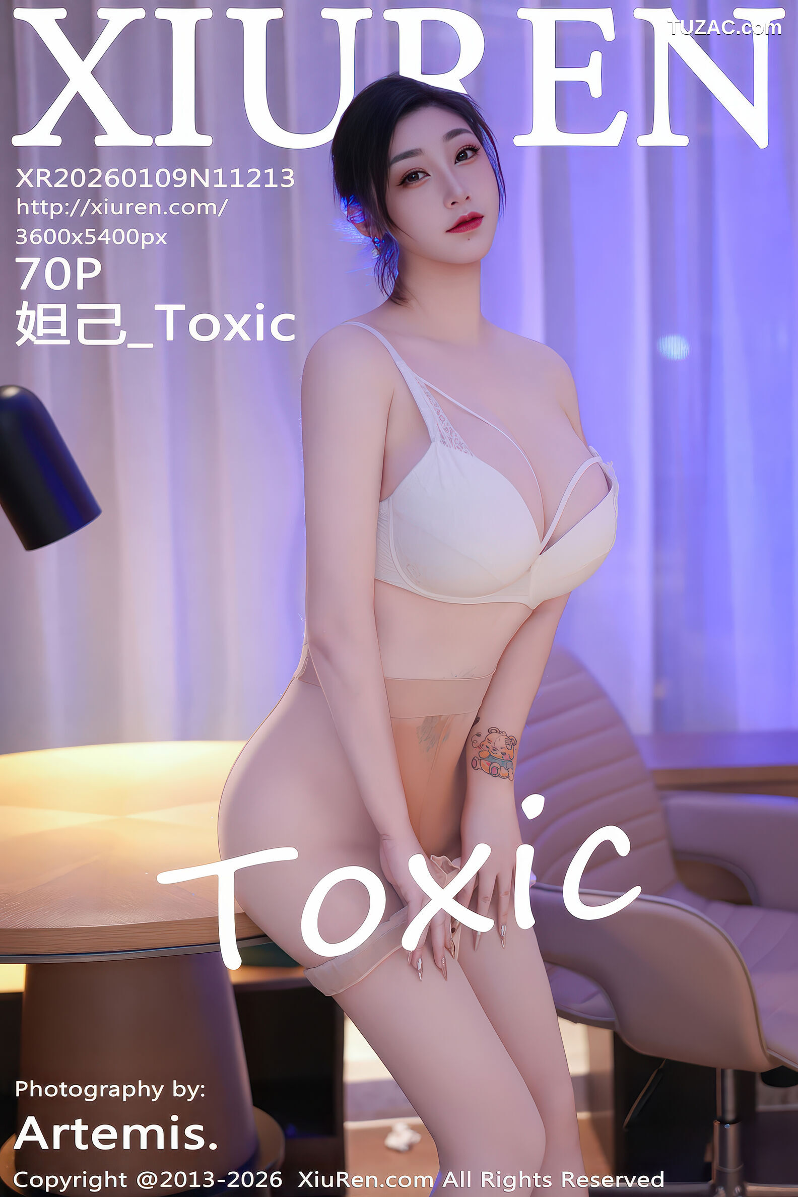 XiuRen秀人网-11213-妲己_Toxic-OL灰衬衫黑短裙肉丝-2026.01.09