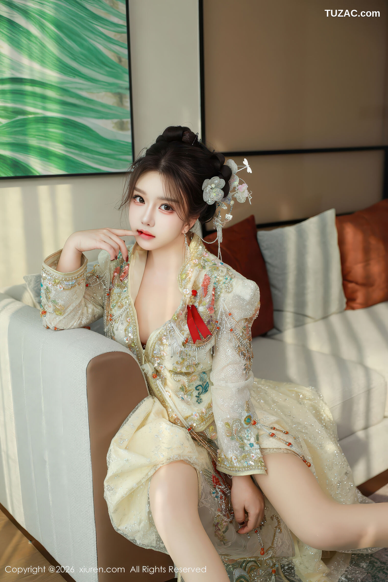 XiuRen秀人网-11220-小薯条nienie-绑架剧情-新娘装红内衣-2026.01.12