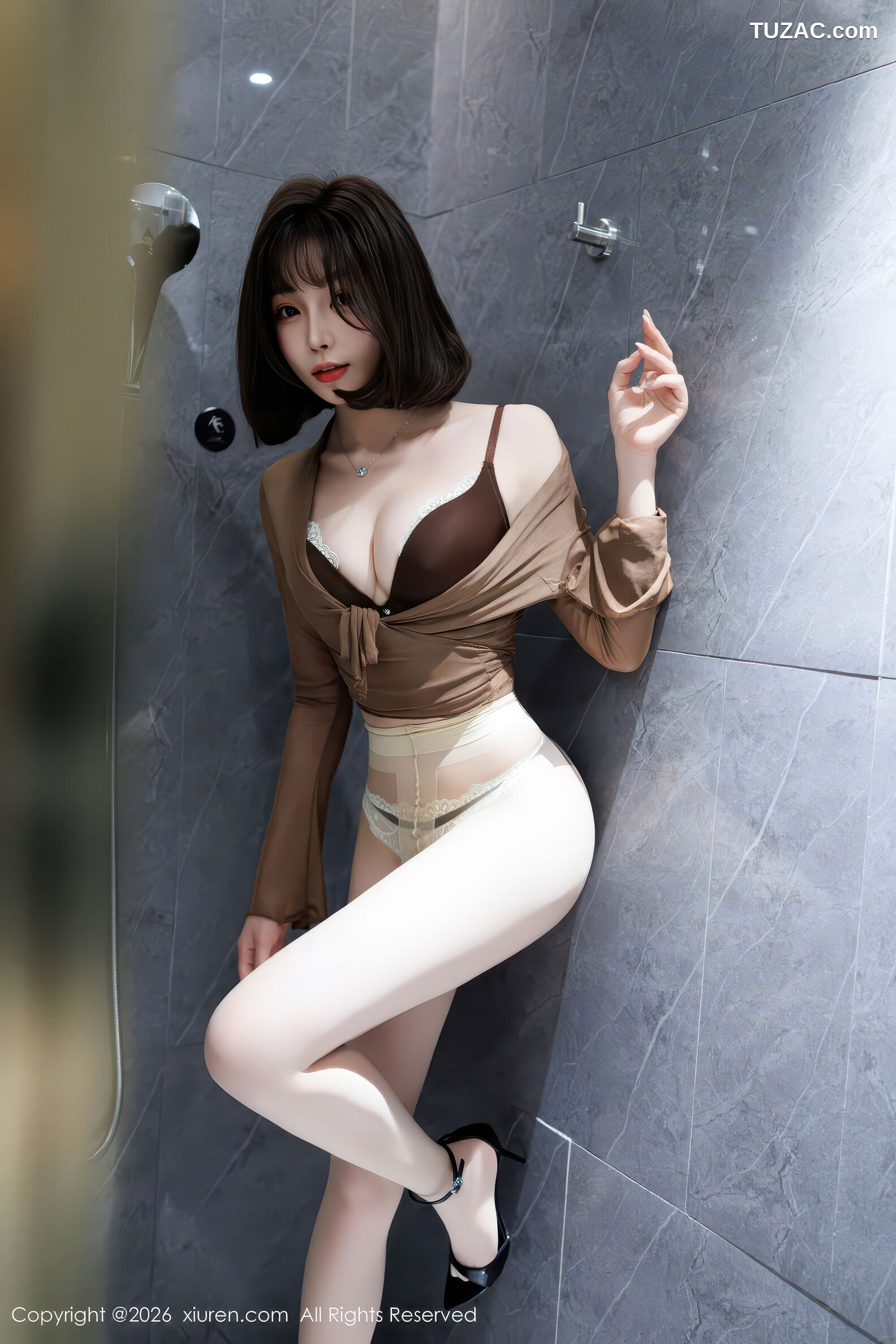 XiuRen秀人网-11225-莉芝荔枝-深色内衣白丝-2026.01.13