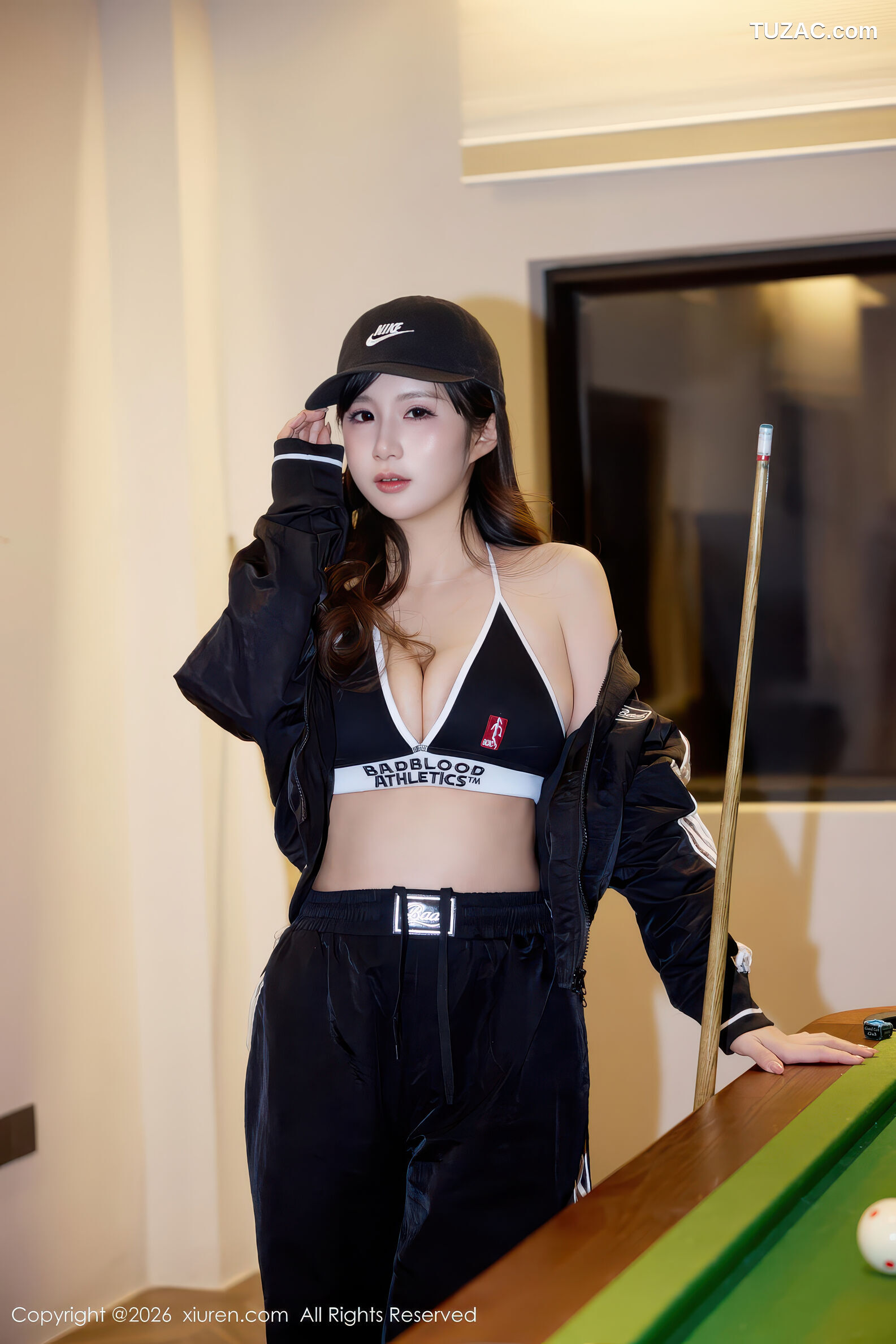 XiuRen秀人网-11242-小肉肉咪-台球助教运动装运动背心短裤-2026.01.16
