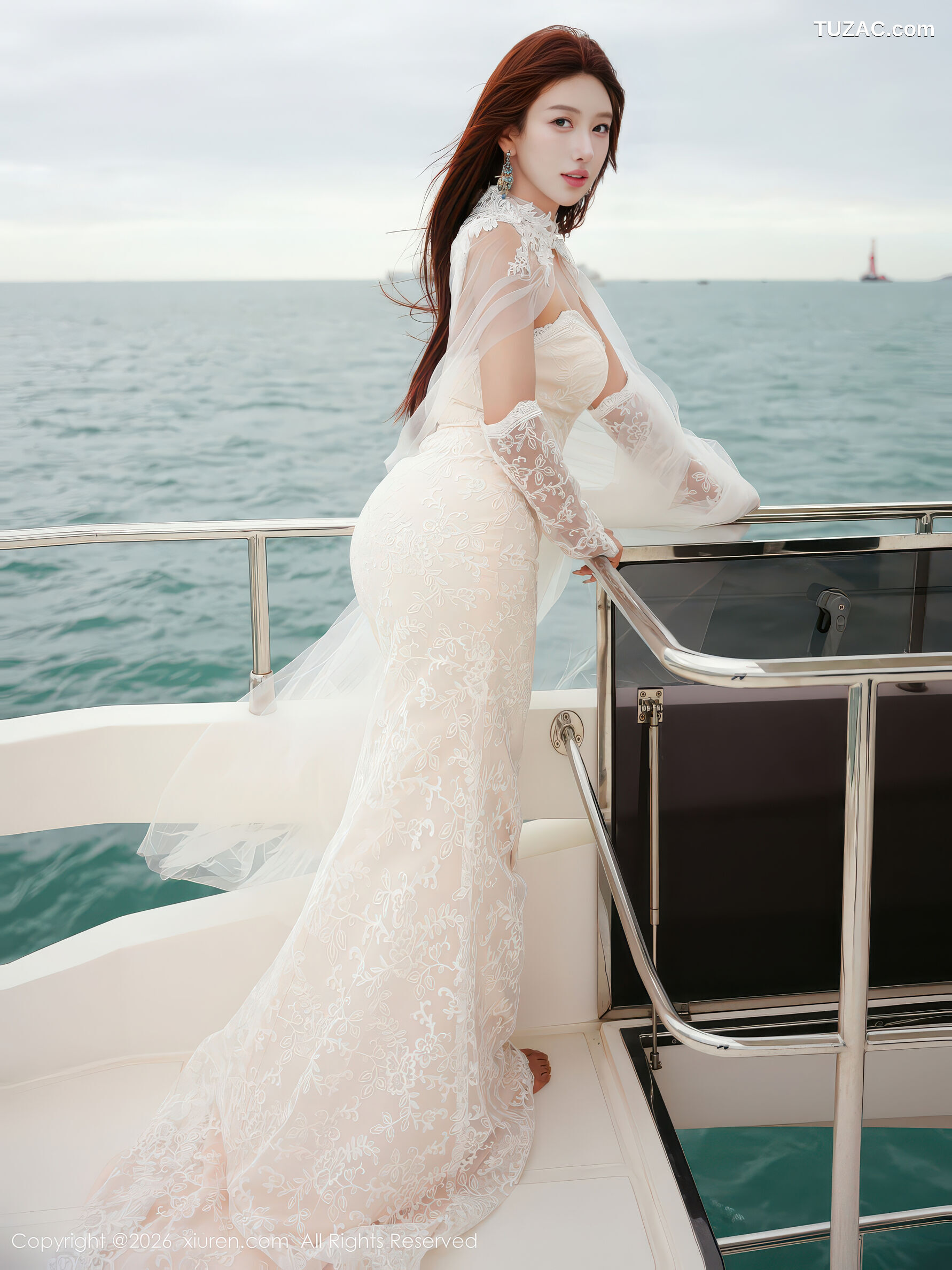 XiuRen秀人网-11243-金允希Yuki-游艇场景-白色婚纱轻透诱惑-2026.01.16