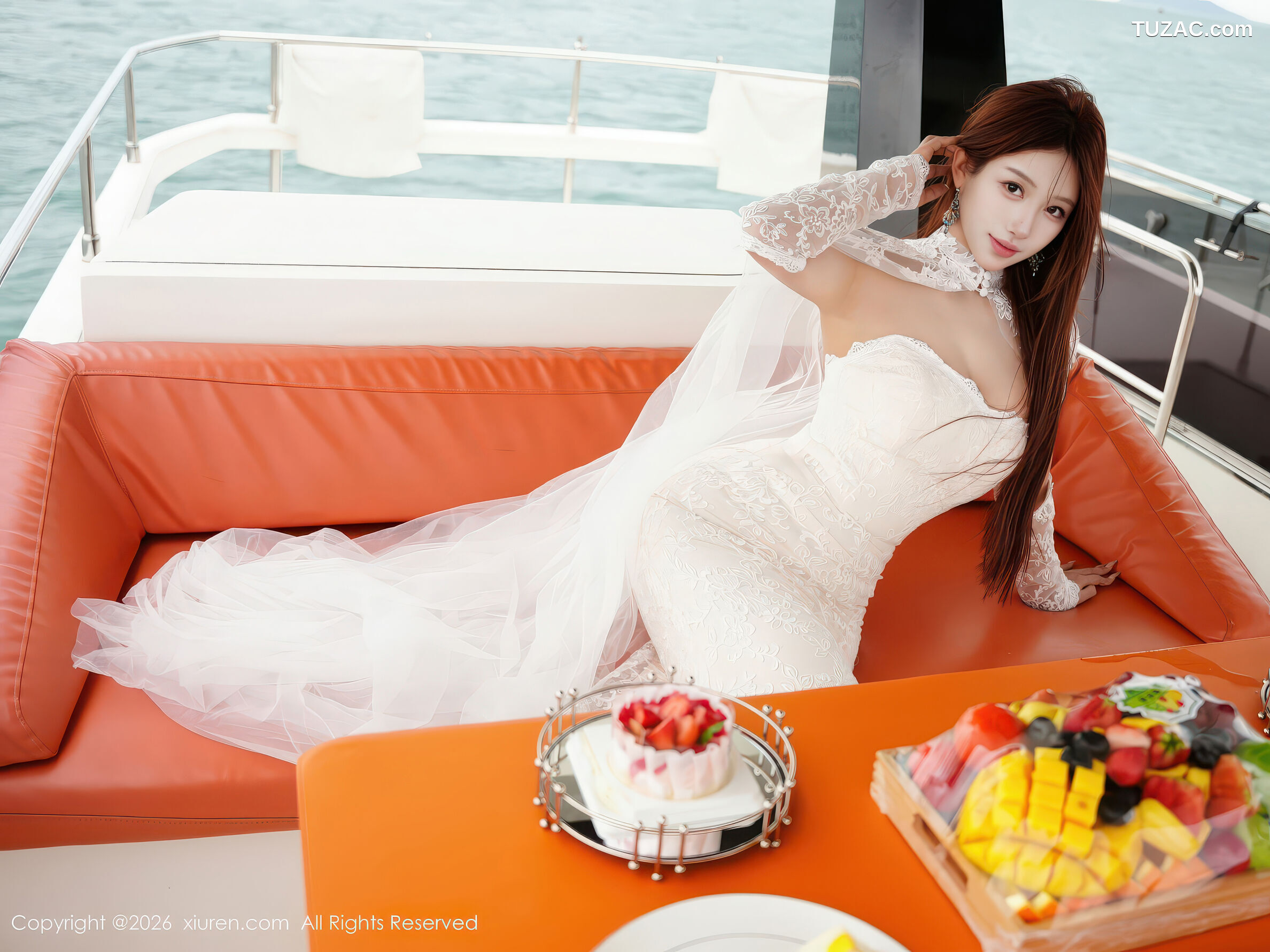 XiuRen秀人网-11243-金允希Yuki-游艇场景-白色婚纱轻透诱惑-2026.01.16