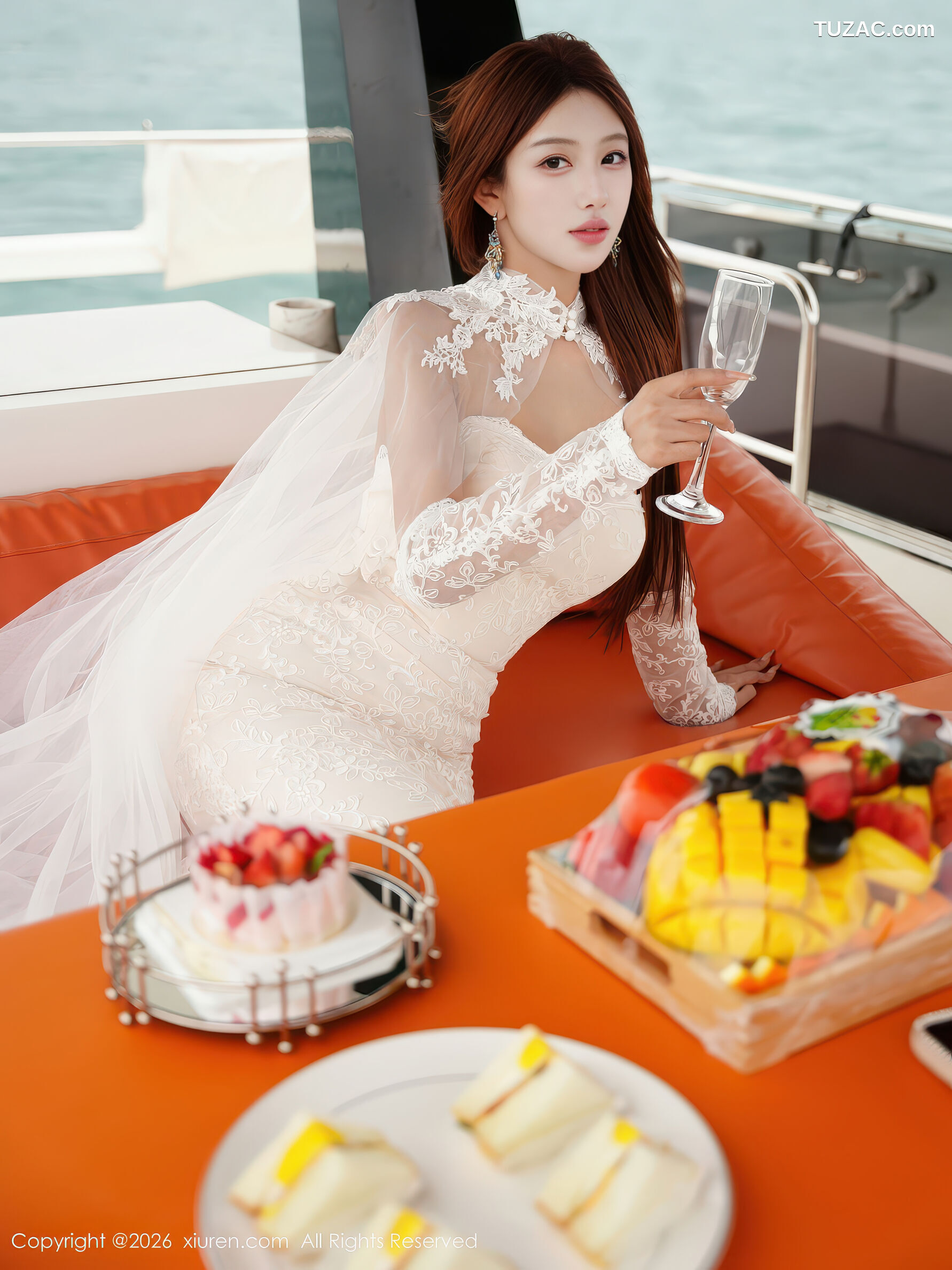 XiuRen秀人网-11243-金允希Yuki-游艇场景-白色婚纱轻透诱惑-2026.01.16