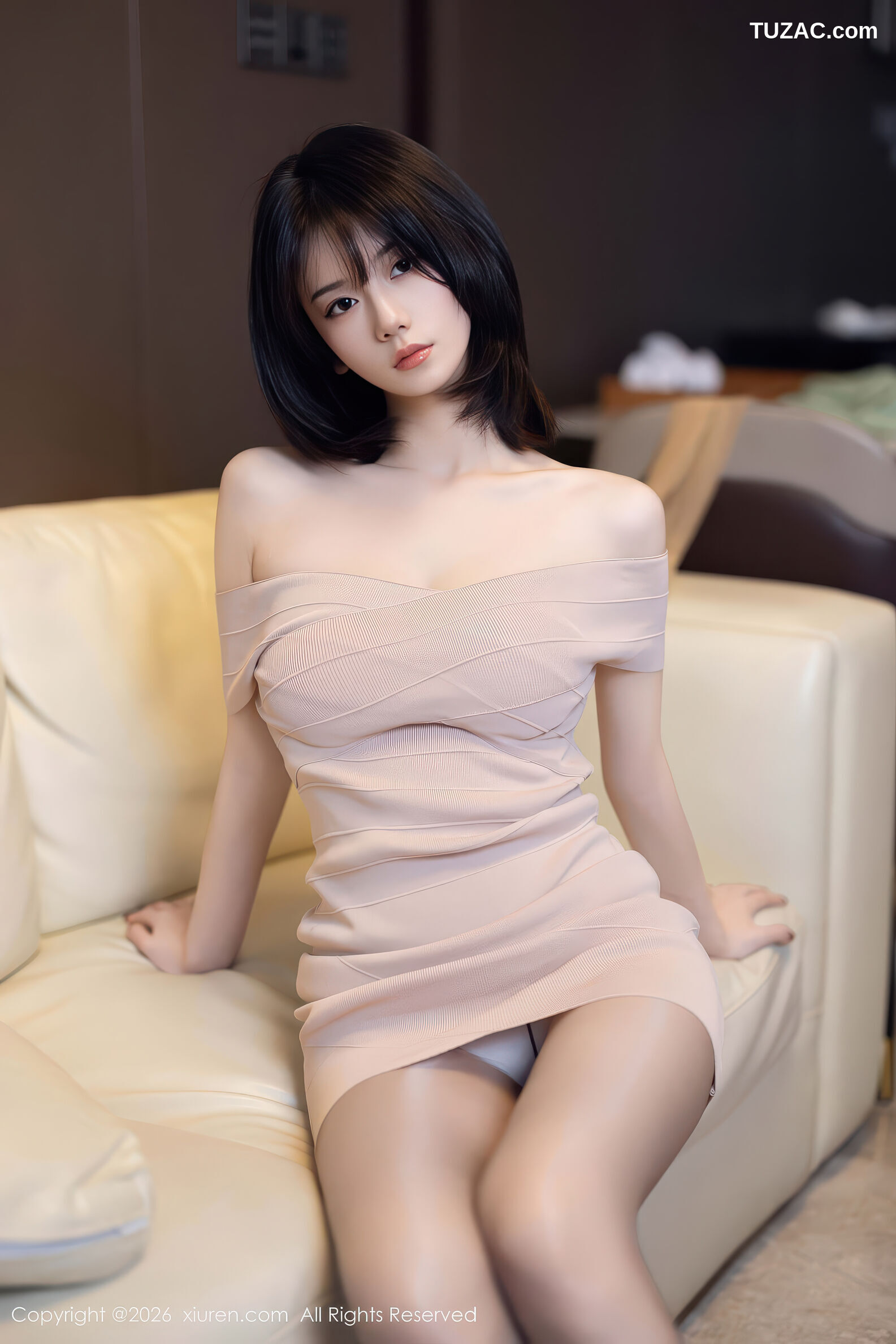 XiuRen秀人网-11244-凌七七-短发少女连衣短裙-2026.01.16