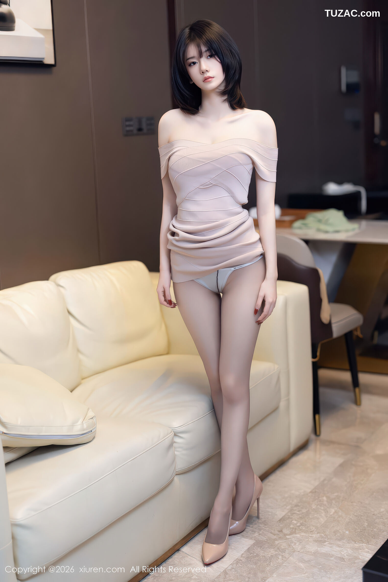 XiuRen秀人网-11244-凌七七-短发少女连衣短裙-2026.01.16