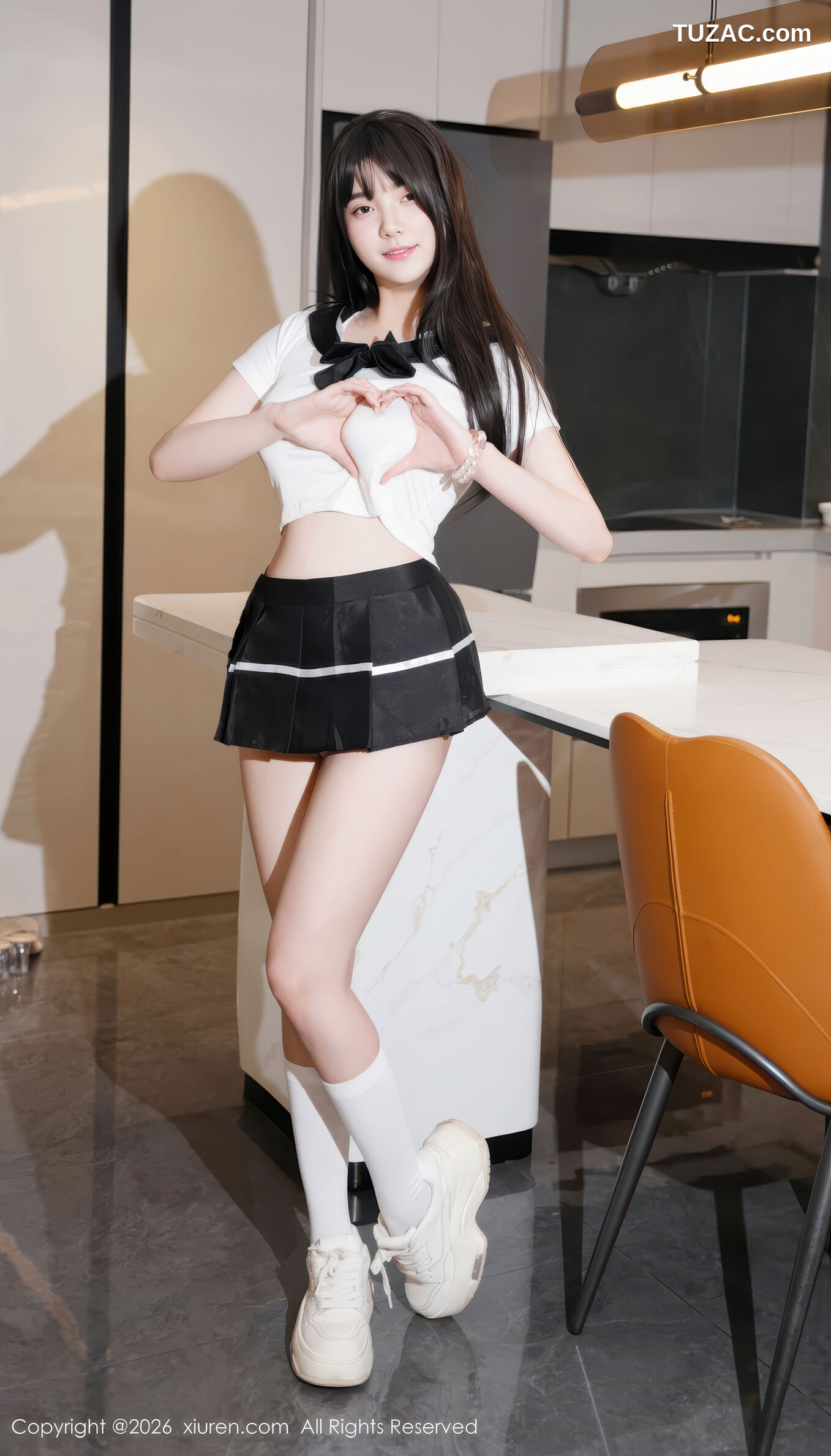 XiuRen秀人网-11256-软情-清纯女学生白色水手T黑色短裙-2026.01.21