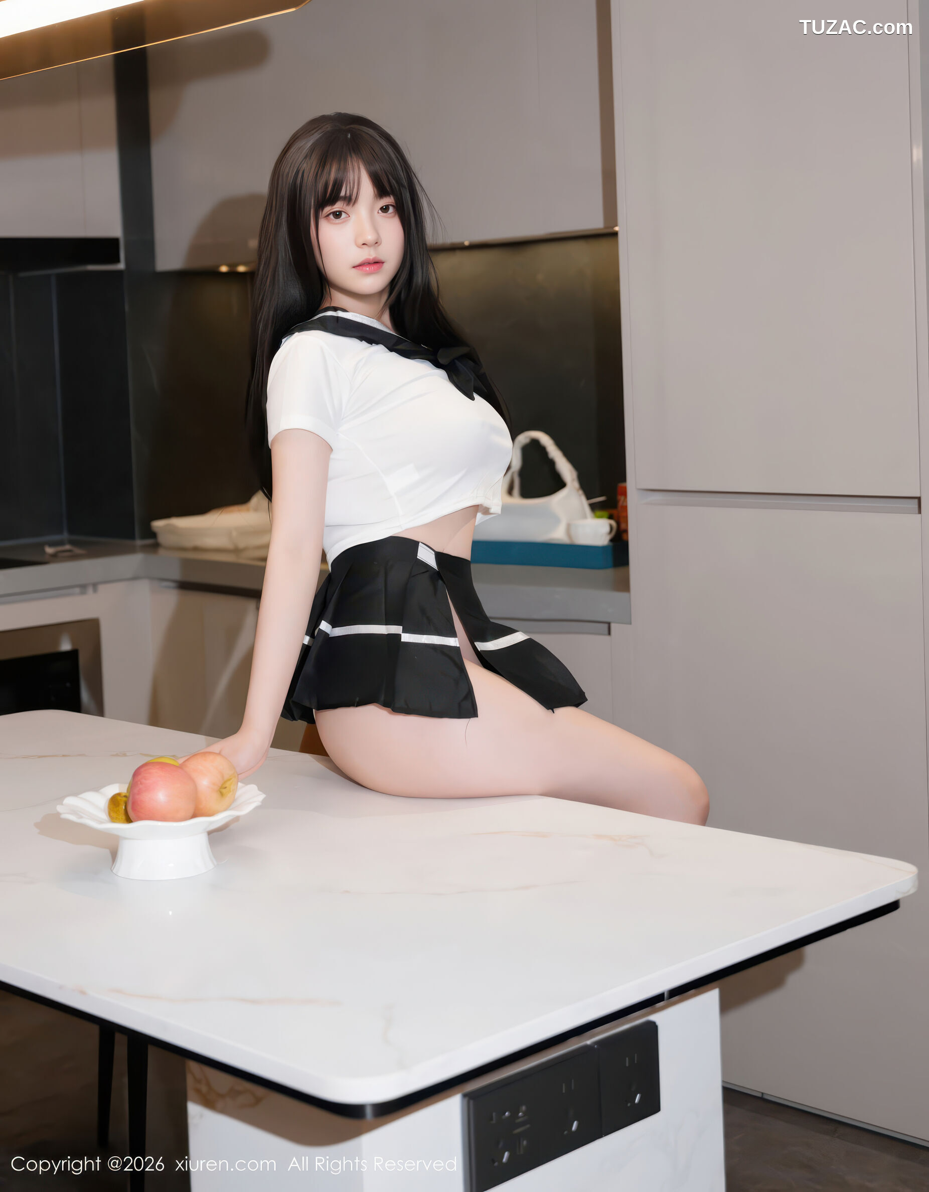 XiuRen秀人网-11256-软情-清纯女学生白色水手T黑色短裙-2026.01.21