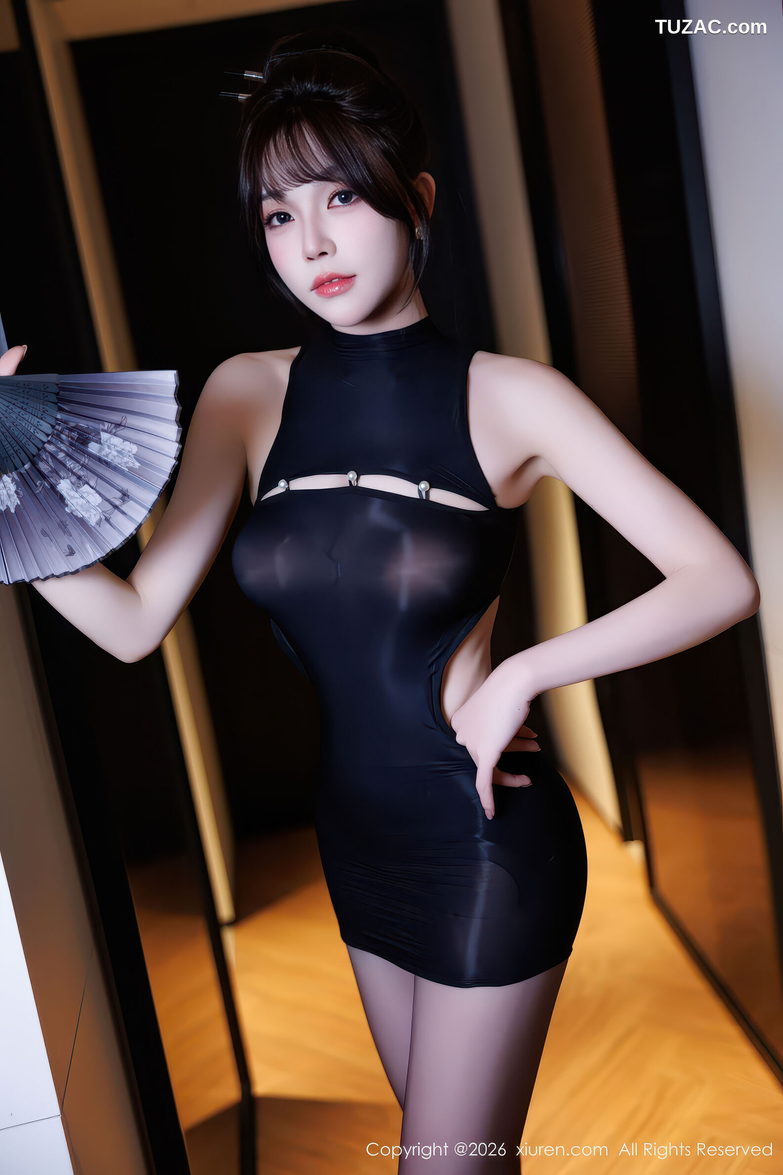 XiuRen秀人网-11281-莉芝荔枝-御姐黑西装情趣内衣黑丝-2026.01.27