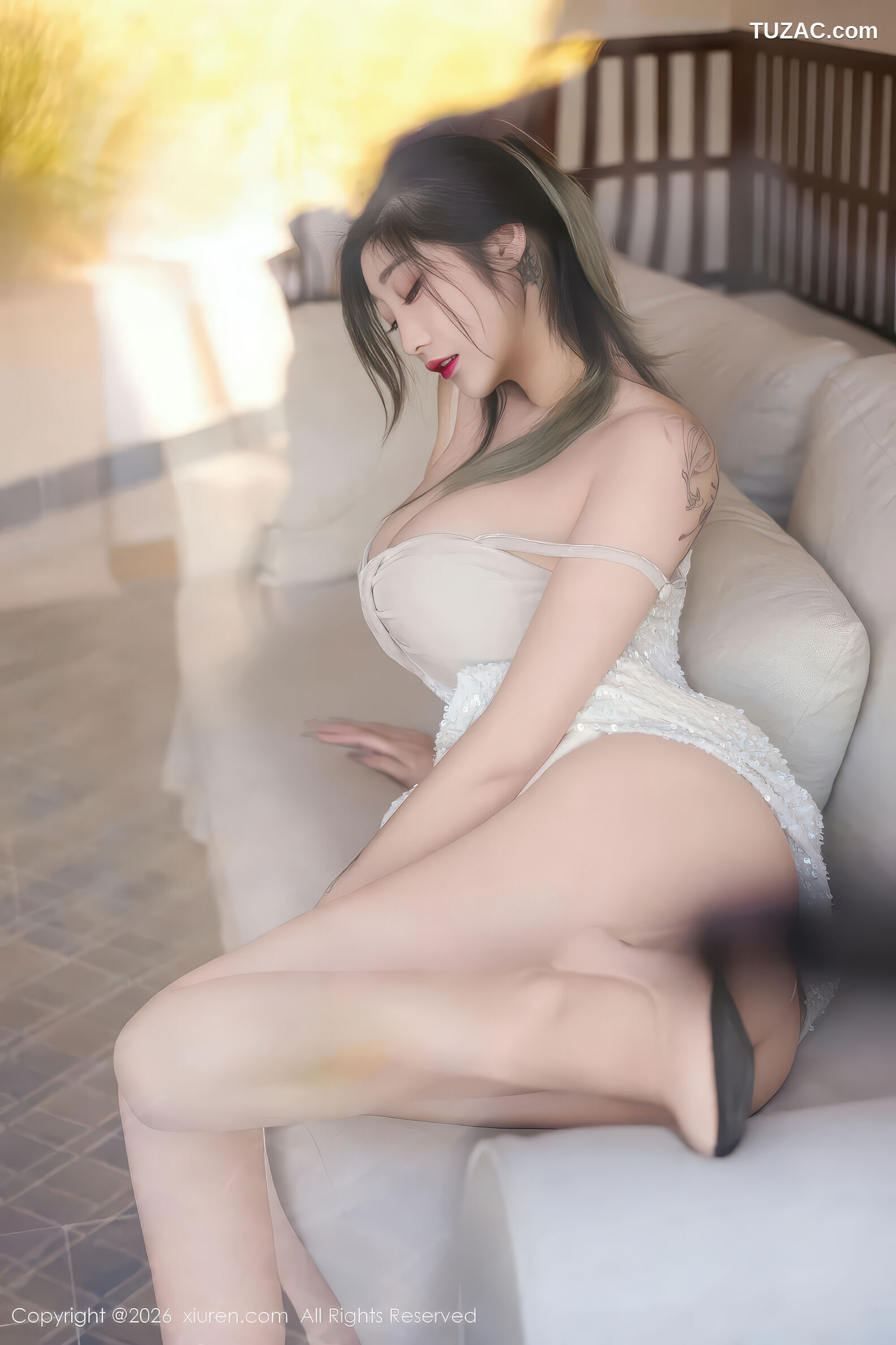 XiuRen秀人网-11301-妲己_Toxic-白吊带连衣裙-2026.01.30