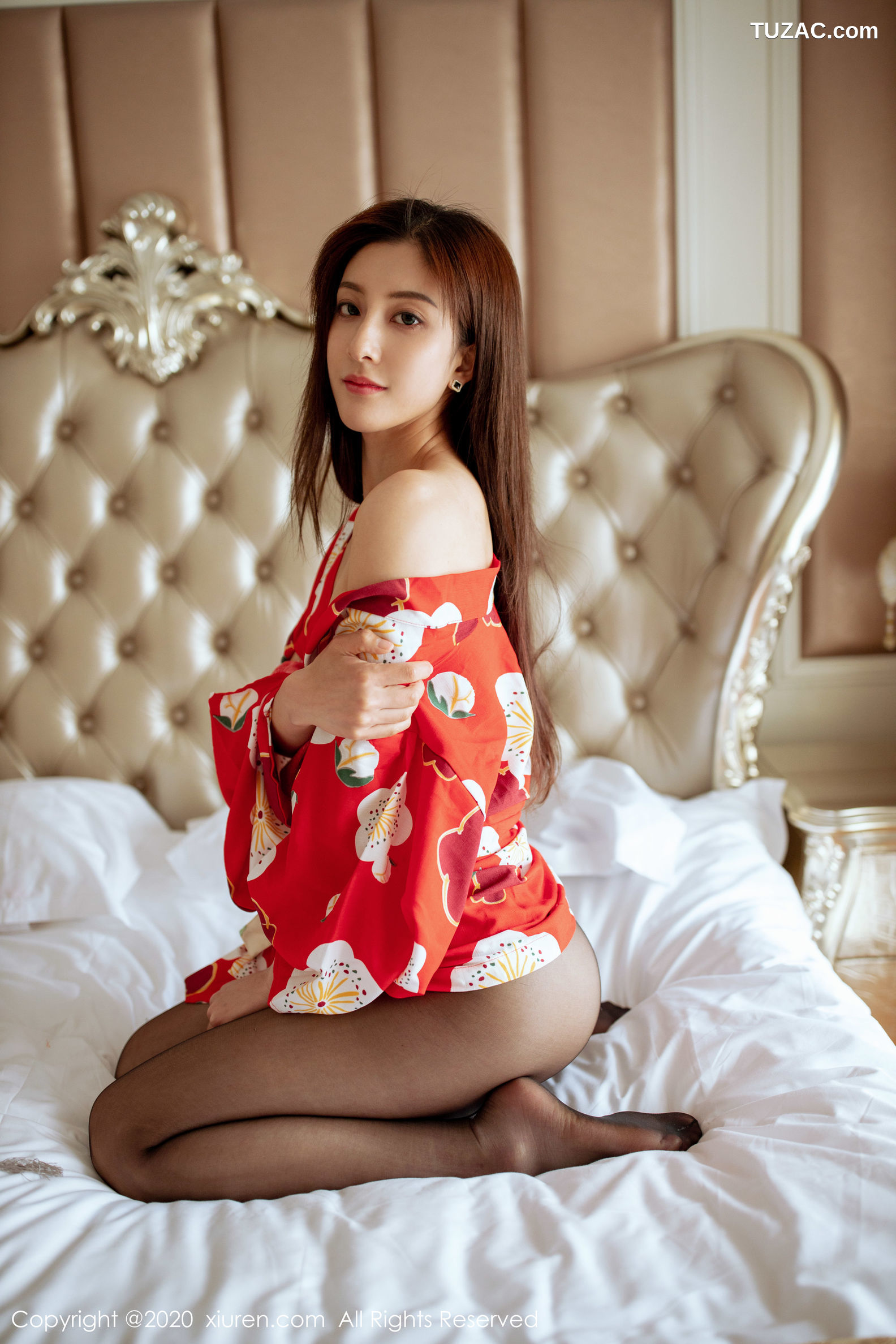 XiuRen秀人网-2015-林文文Yooki-《和服黑丝主题系列》-2020.02.28