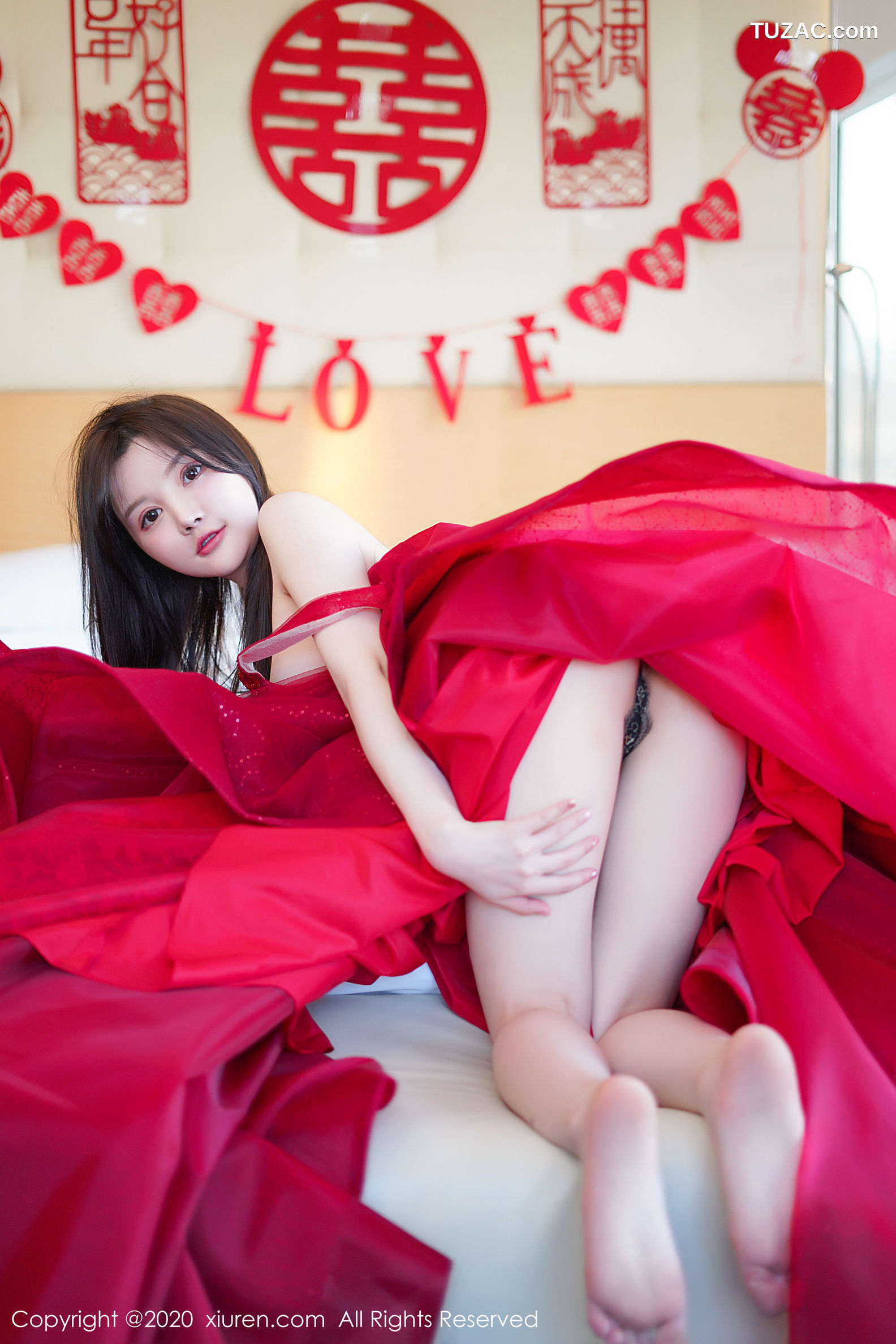 XiuRen秀人网-2058-糯美子-《新娘主题》-2020.03.13