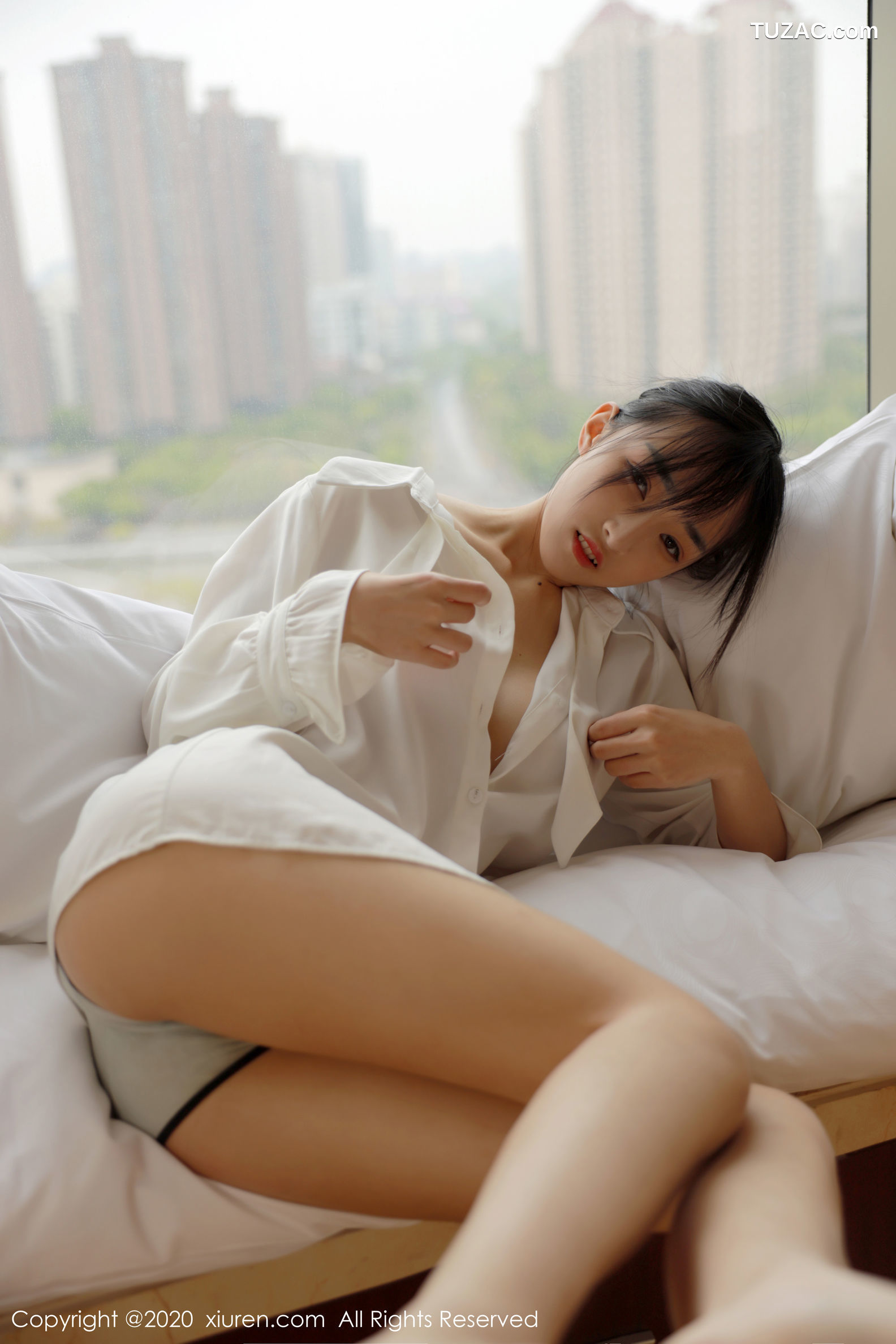 XiuRen秀人网-2191-陈梵妮Fanny-《性感白衬衫系列》-2020.04.27