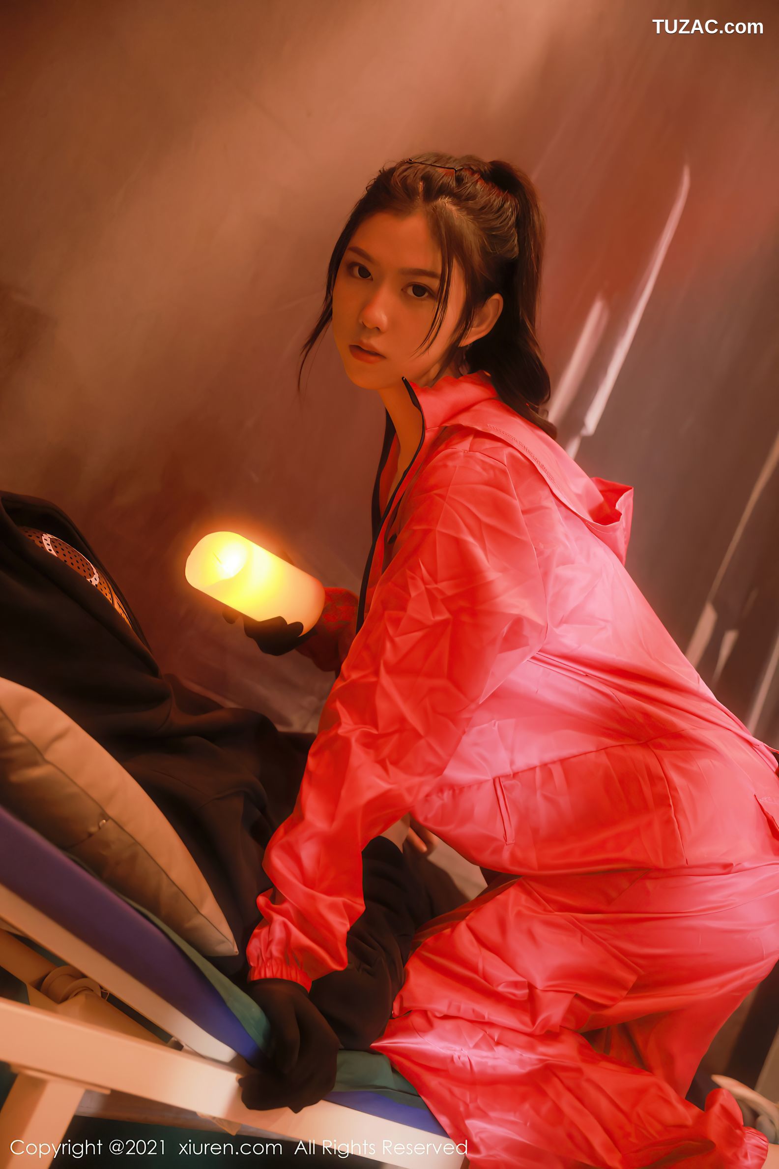 XiuRen秀人网-4266-李雅柔182CM-视觉魅惑体验性感黑色内衣-2021.11.25