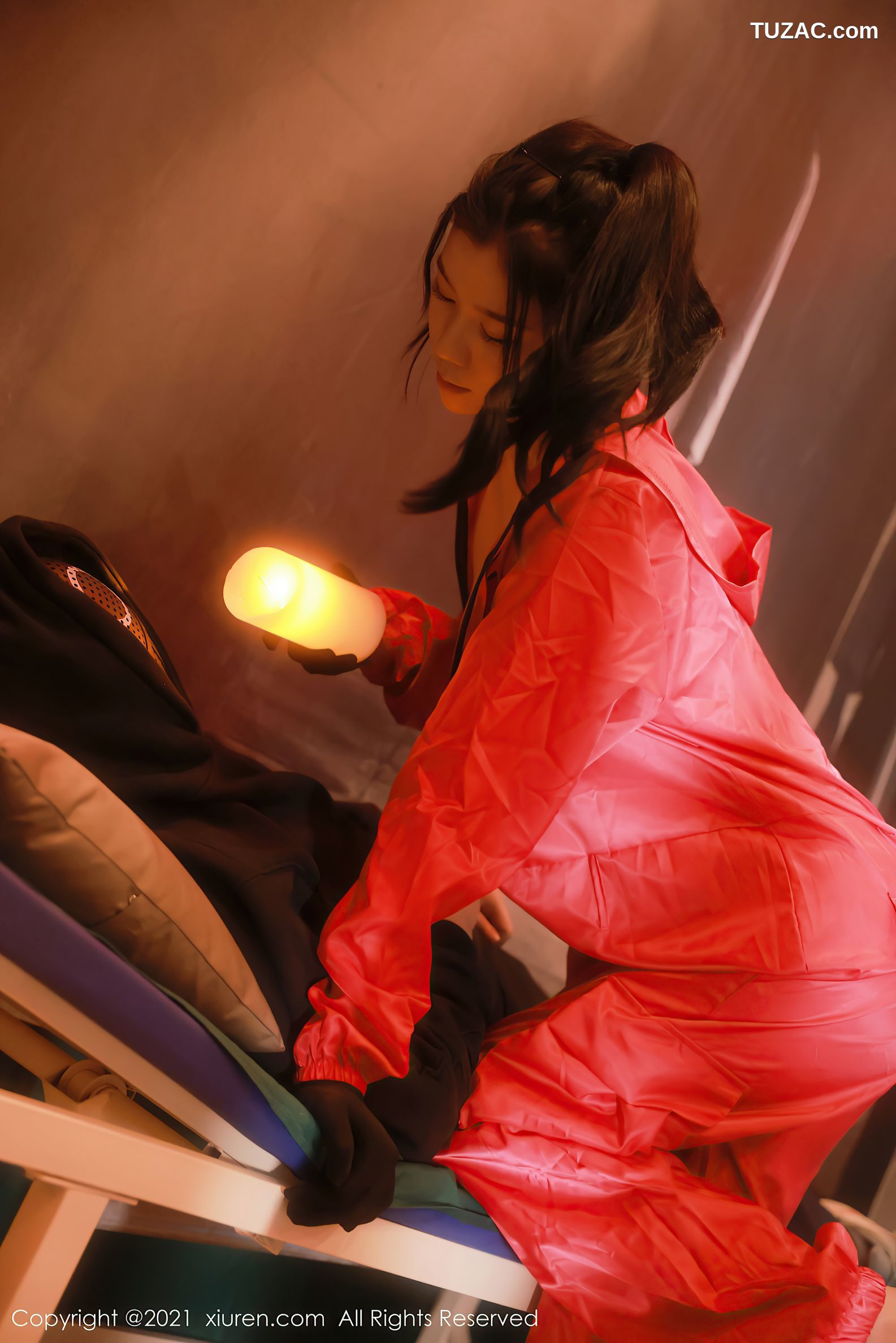 XiuRen秀人网-4266-李雅柔182CM-视觉魅惑体验性感黑色内衣-2021.11.25