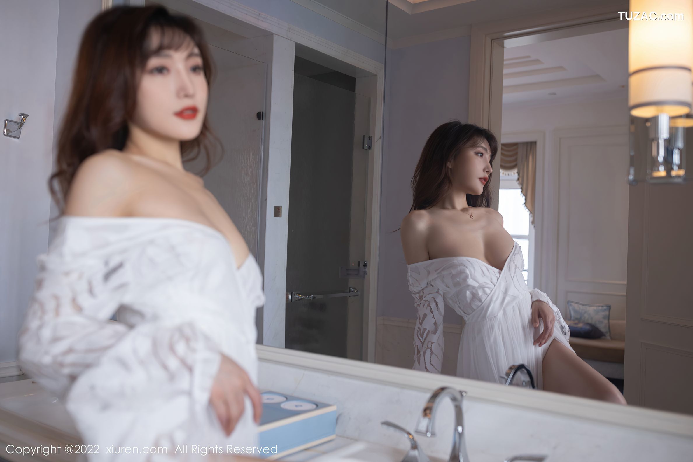XiuRen秀人网-4735-陆萱萱-珠三角旅拍沙滩加酒店性感服饰-2022.03.17