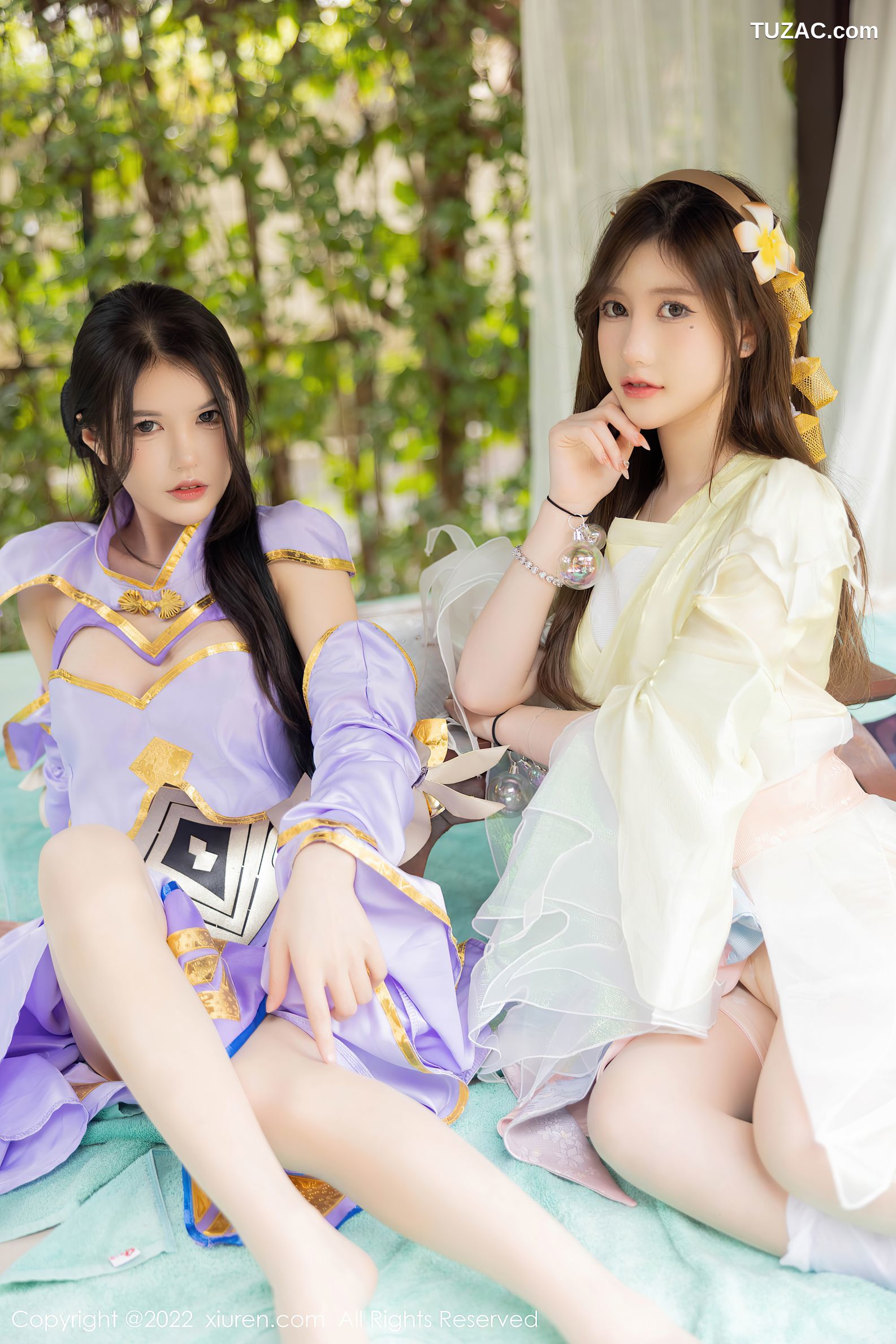XiuRen秀人网-4948-绮里嘉-美桃酱-媛媛酱-性感Cosplay装扮-2022.04.29