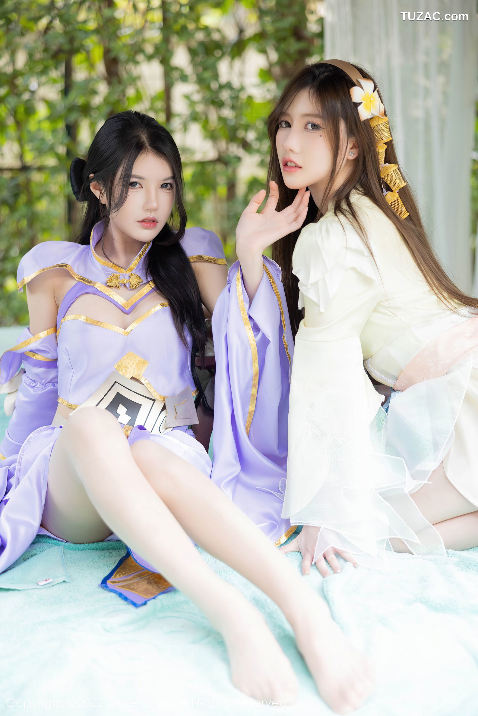 XiuRen秀人网-4948-绮里嘉-美桃酱-媛媛酱-性感Cosplay装扮-2022.04.29