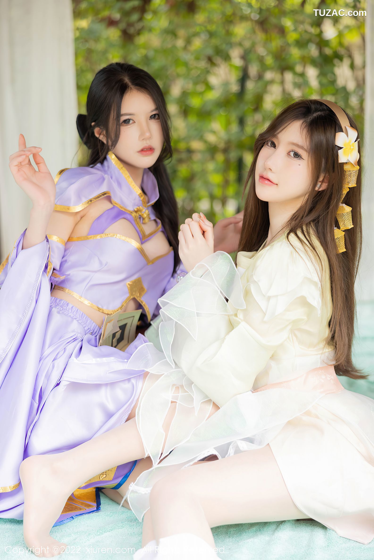 XiuRen秀人网-4948-绮里嘉-美桃酱-媛媛酱-性感Cosplay装扮-2022.04.29
