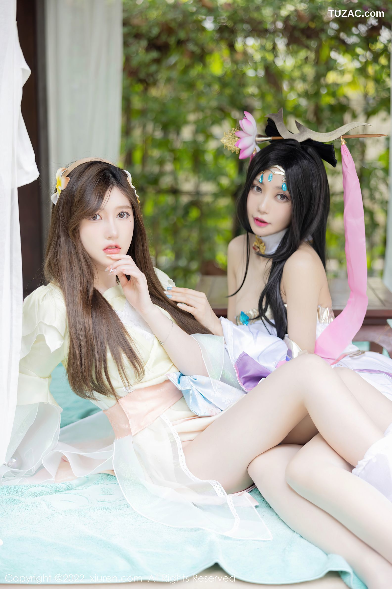 XiuRen秀人网-4948-绮里嘉-美桃酱-媛媛酱-性感Cosplay装扮-2022.04.29