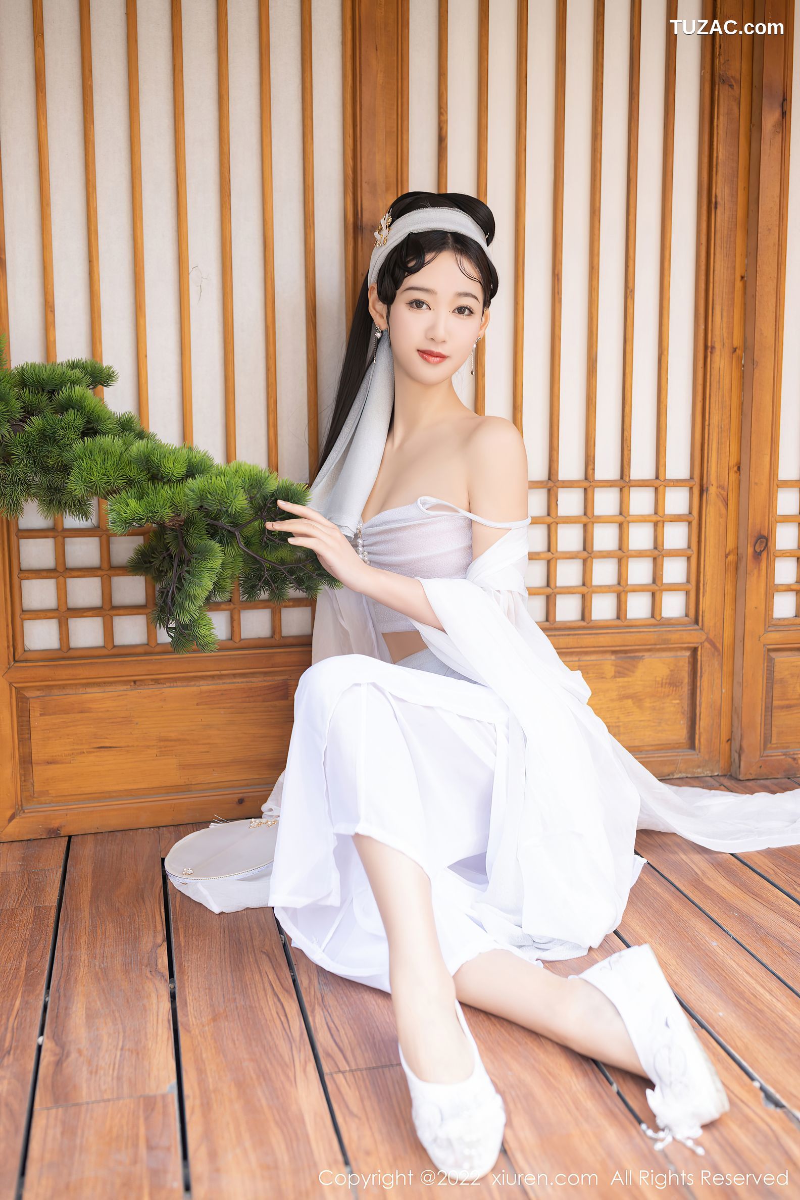 XiuRen秀人网-4952-唐安琪-陆萱萱-古装合拍主题性感内衣肉丝-2022.04.29