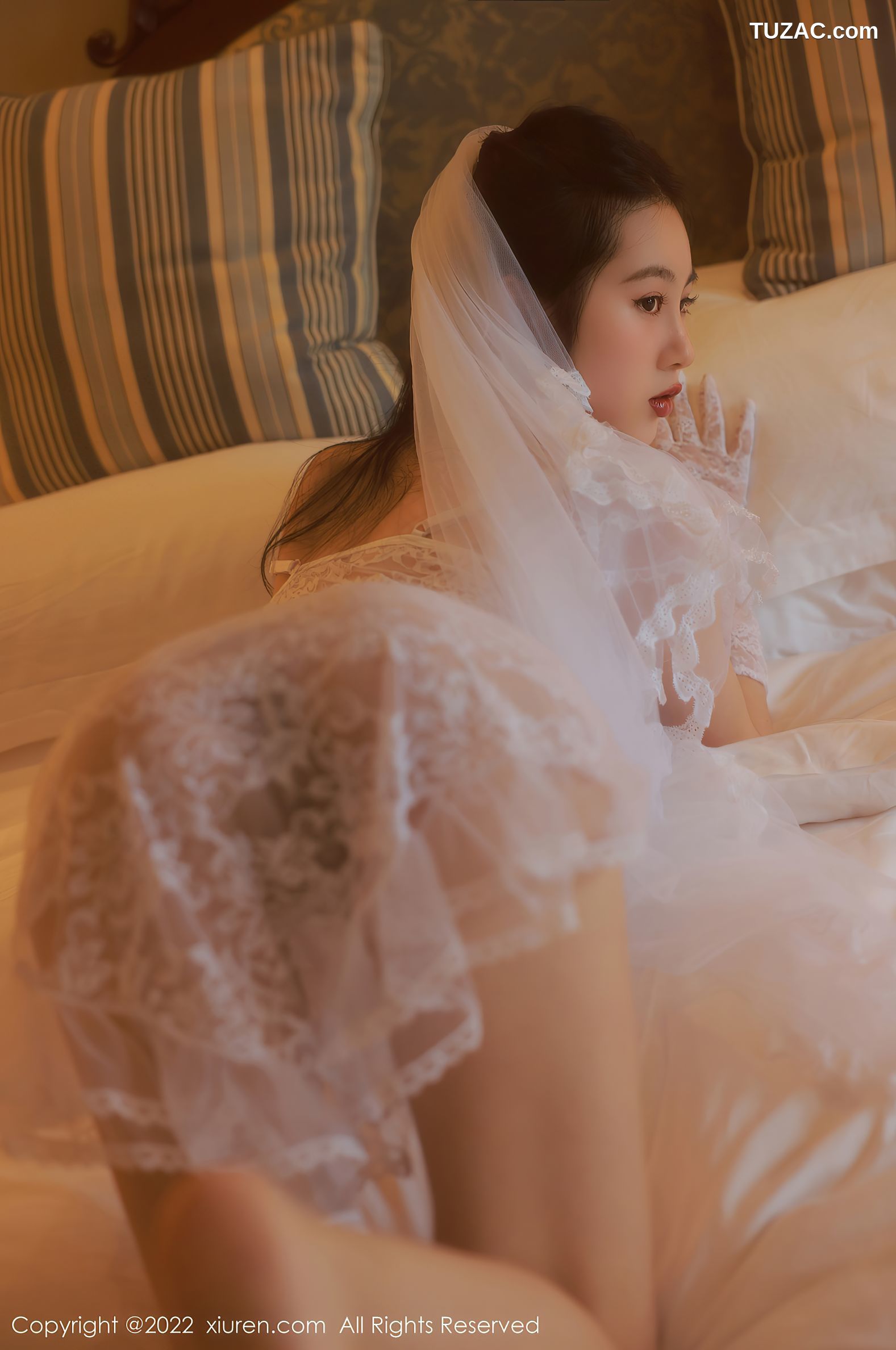 XiuRen-No.5208-谢晚晚-白色婚纱