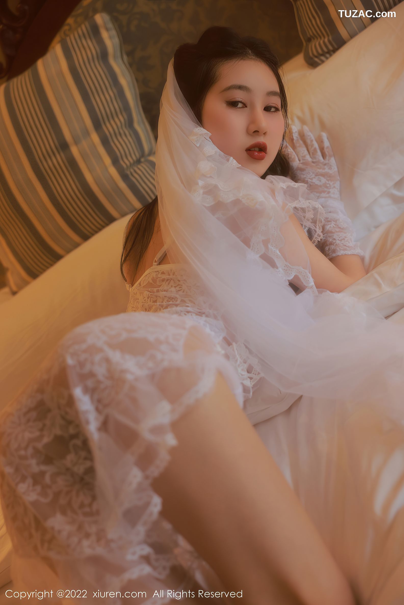 XiuRen-No.5208-谢晚晚-白色婚纱
