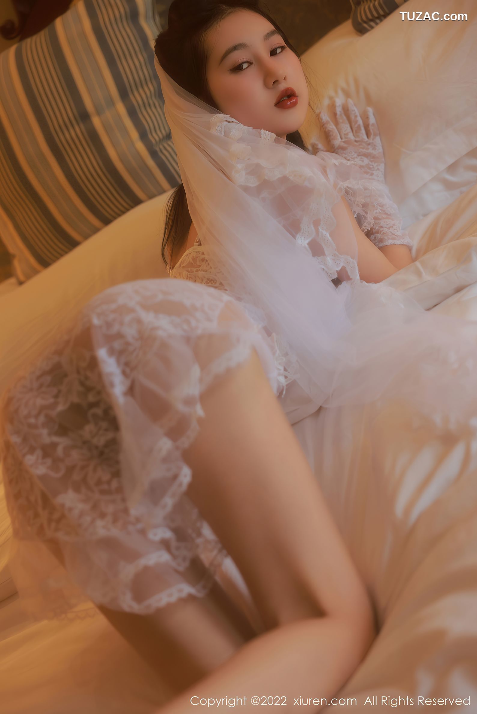 XiuRen-No.5208-谢晚晚-白色婚纱