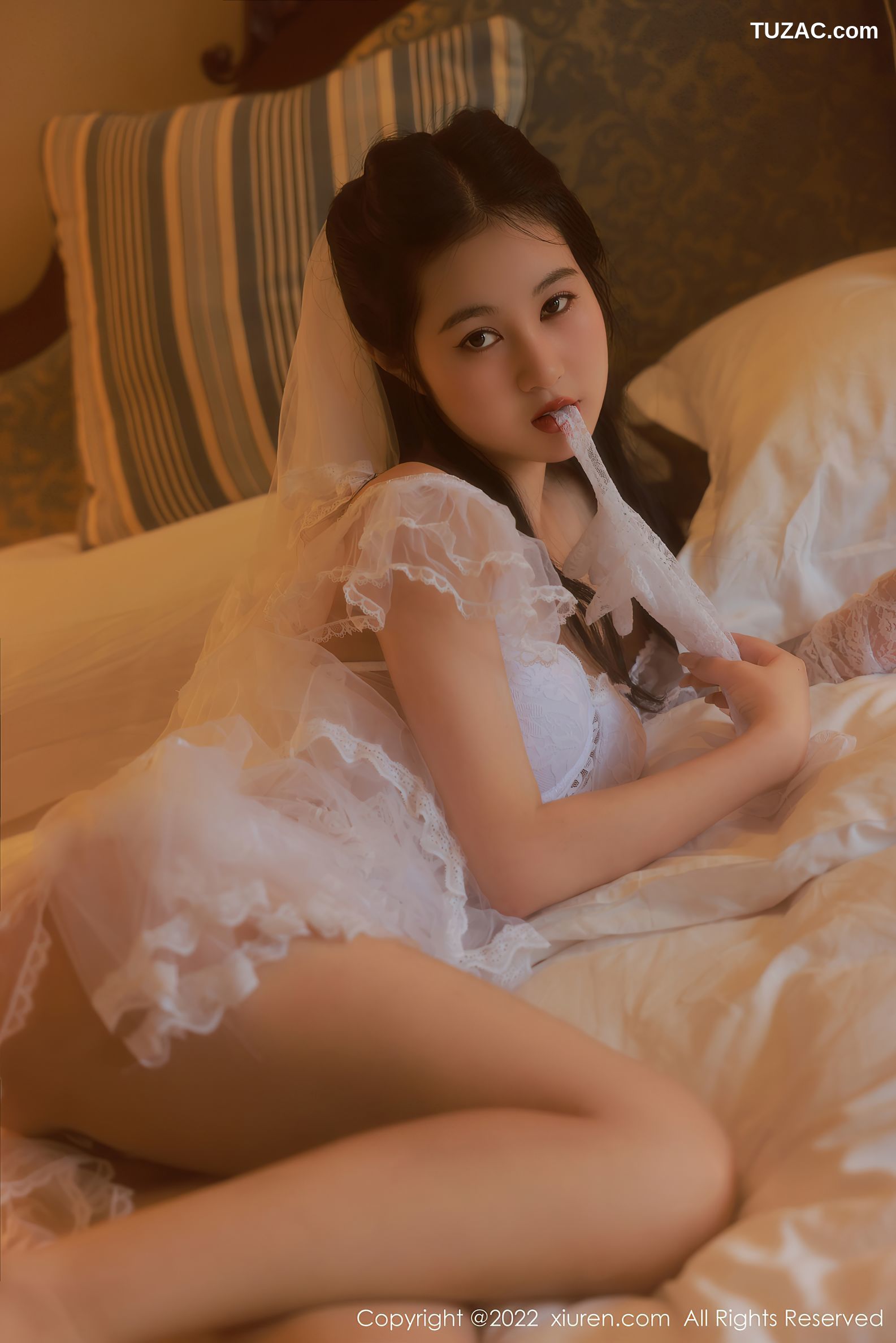 XiuRen-No.5208-谢晚晚-白色婚纱