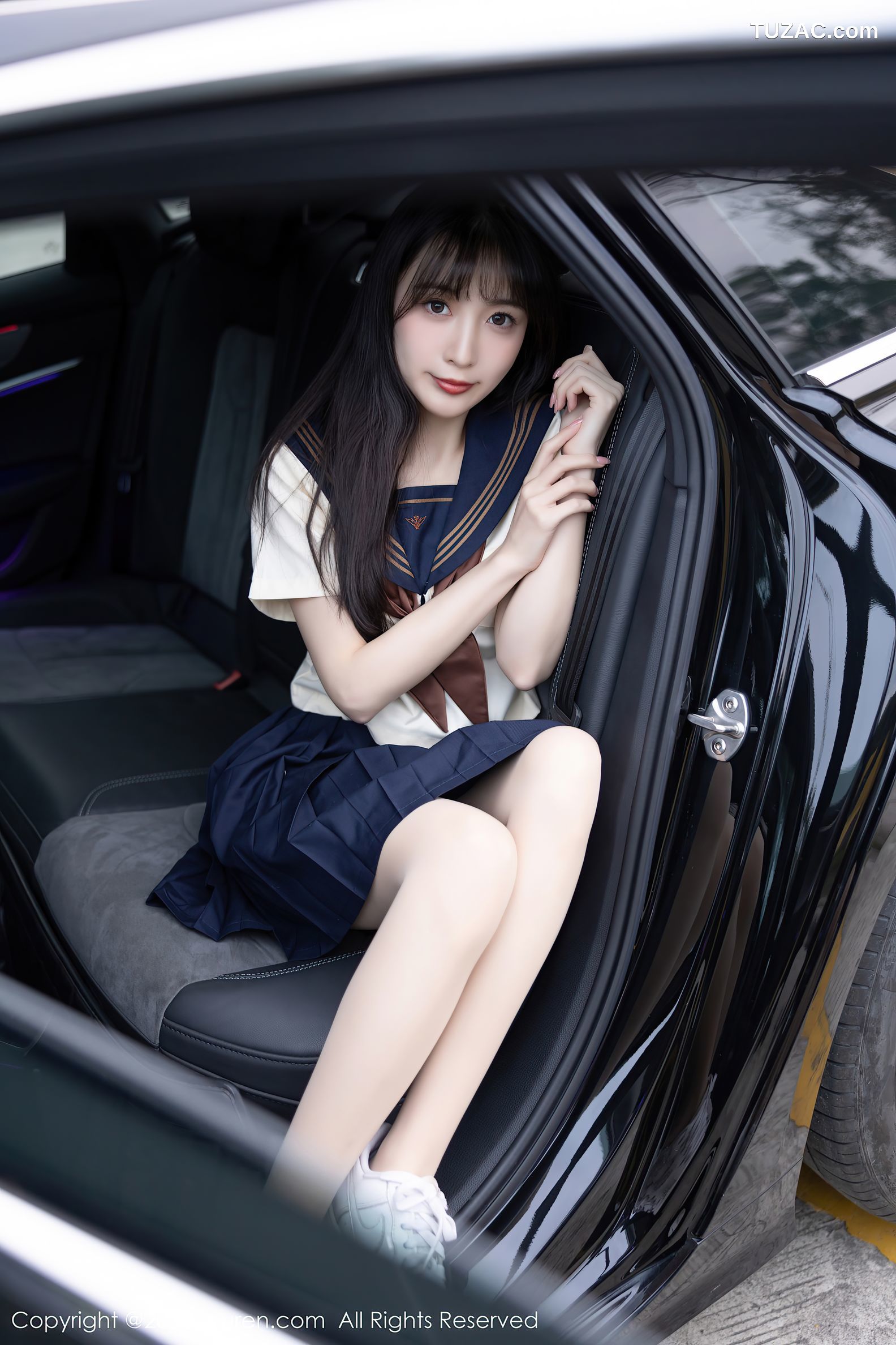 XiuRen秀人网-6126-林星阑-海南岛旅拍学妹制服白色内衣肉丝