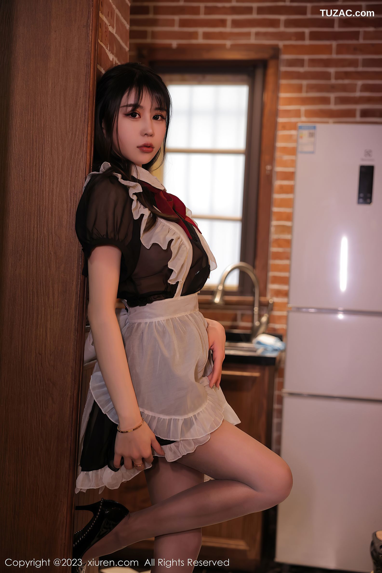 XiuRen秀人网-6310-甜仔-透视女仆装