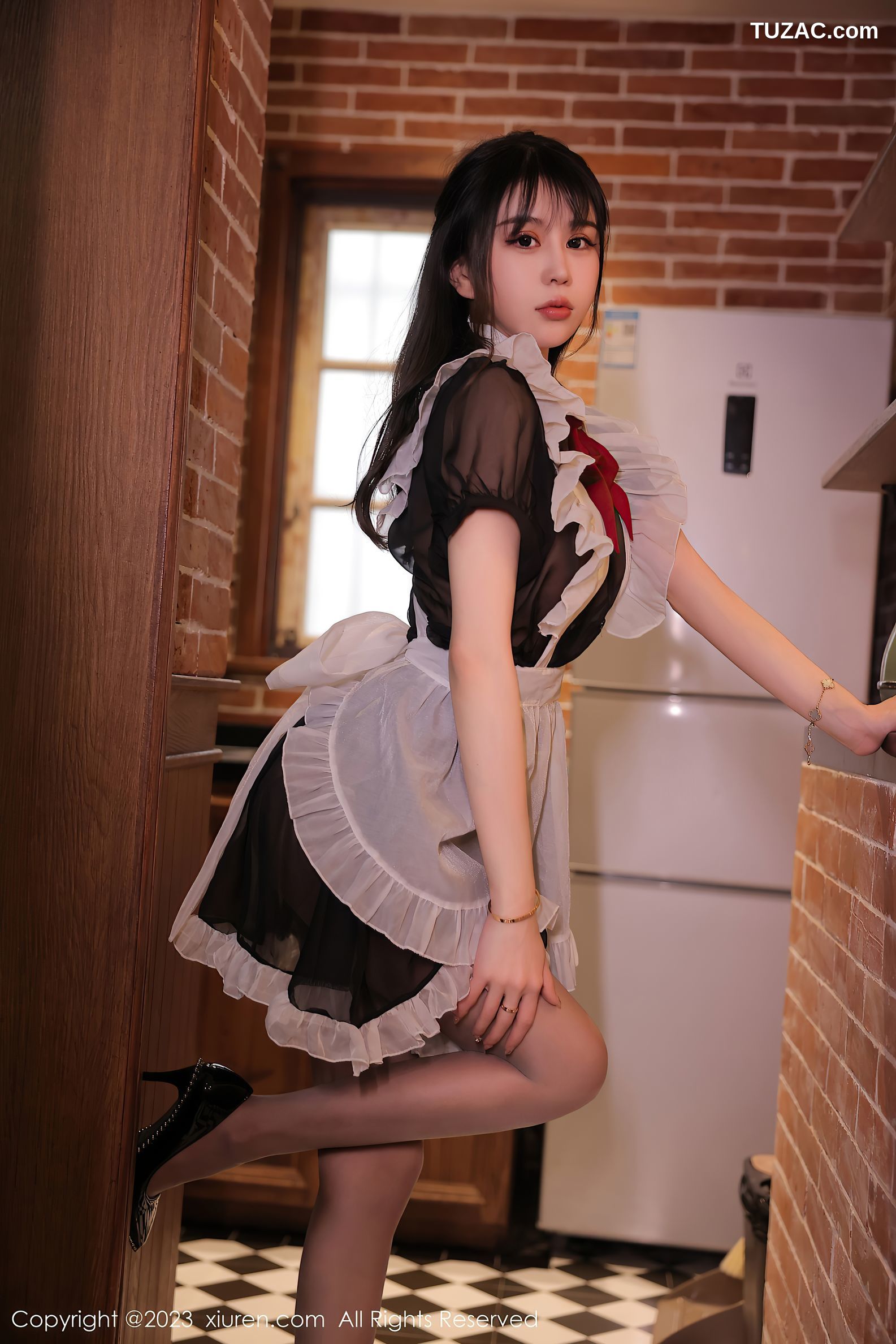 XiuRen秀人网-6310-甜仔-透视女仆装