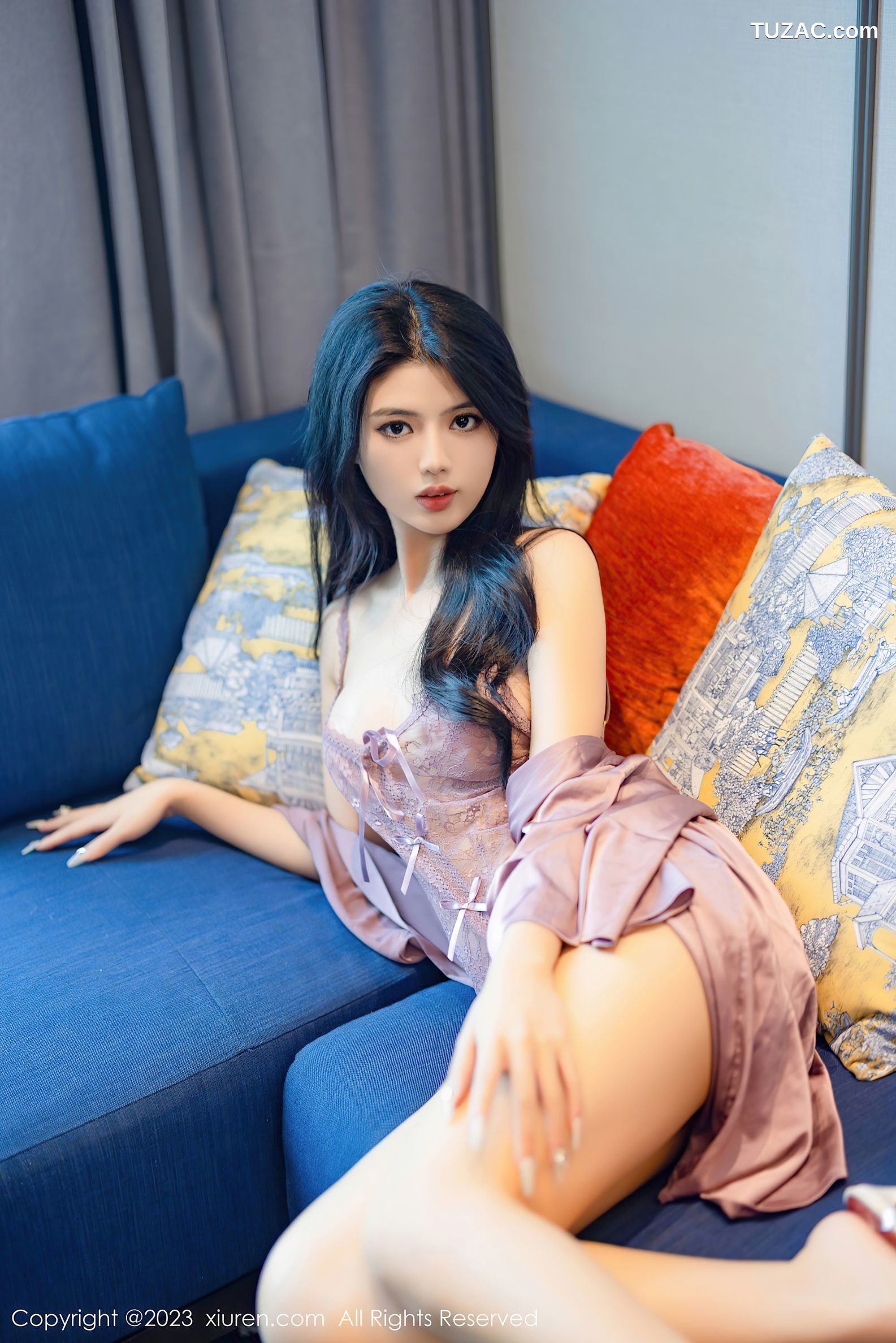 XiuRen秀人网-6546-浅浅Danny-酒店场景性感姐妹花情趣-2023.04.10