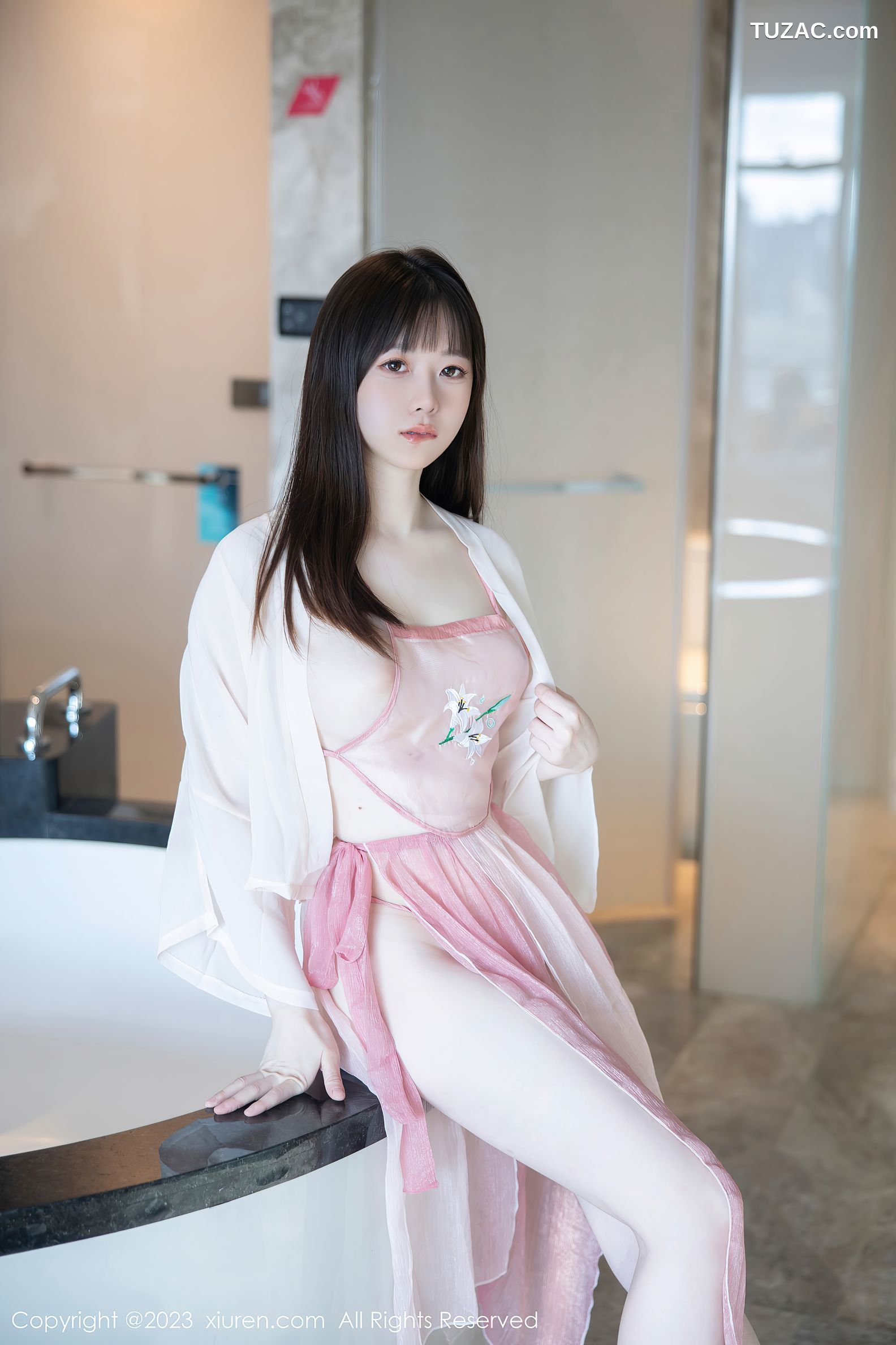 XiuRen秀人网-6926-林悠悠-性感粉色古装服饰-2023.06.16