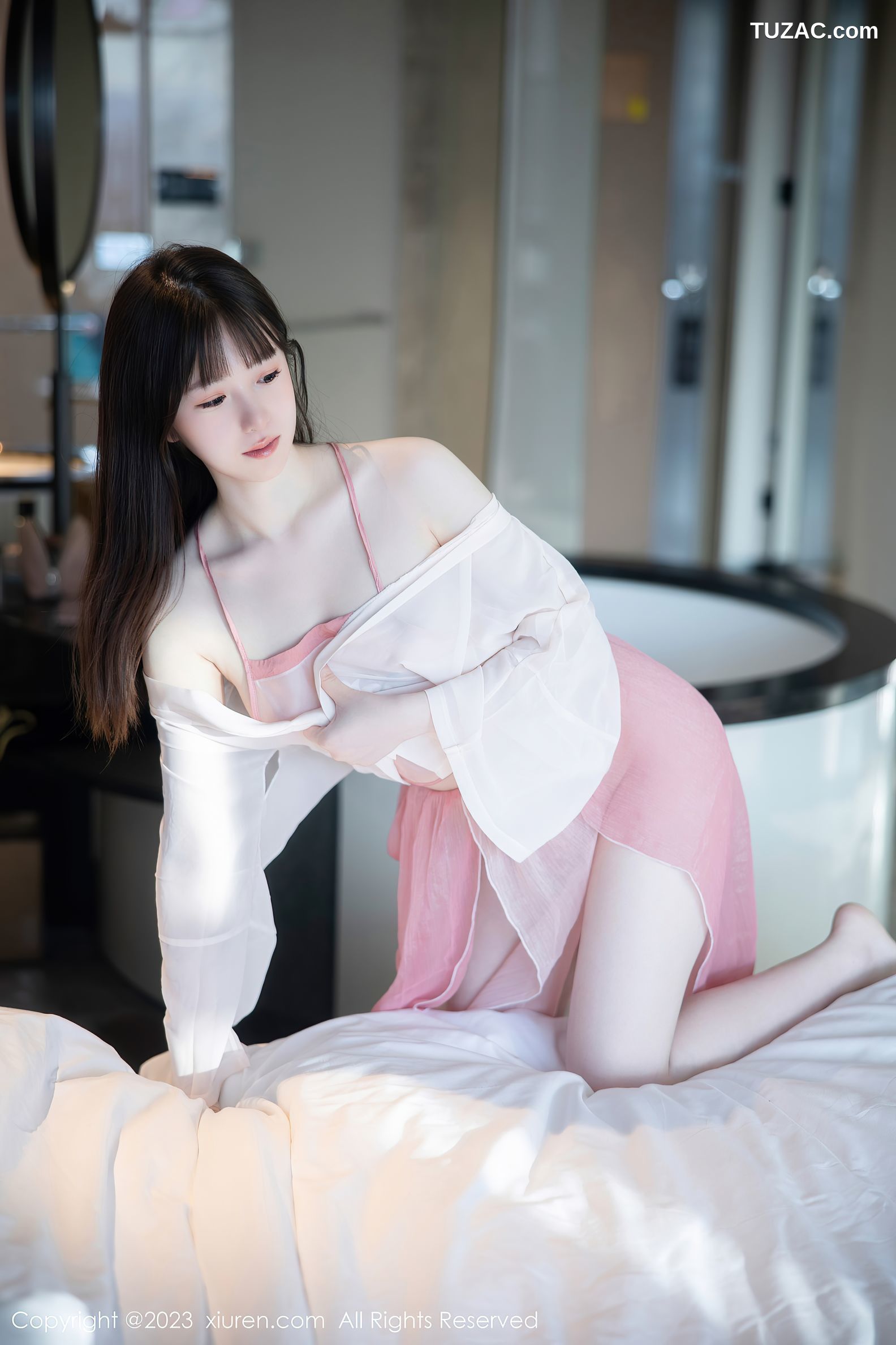 XiuRen秀人网-6926-林悠悠-性感粉色古装服饰-2023.06.16