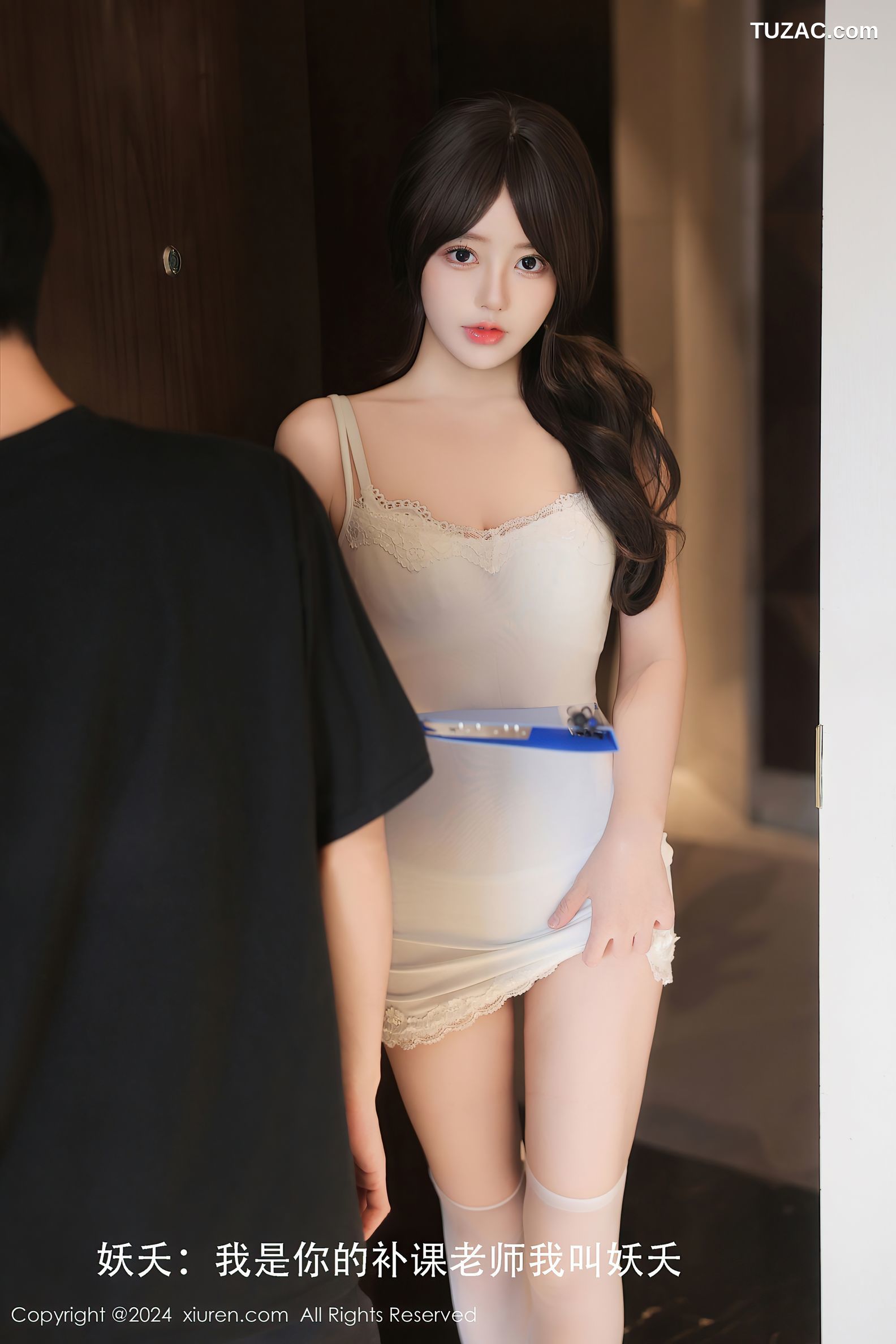 XiuRen秀人网-9121-桃妖天-性感白丝萝莉爆乳-2024.09.06