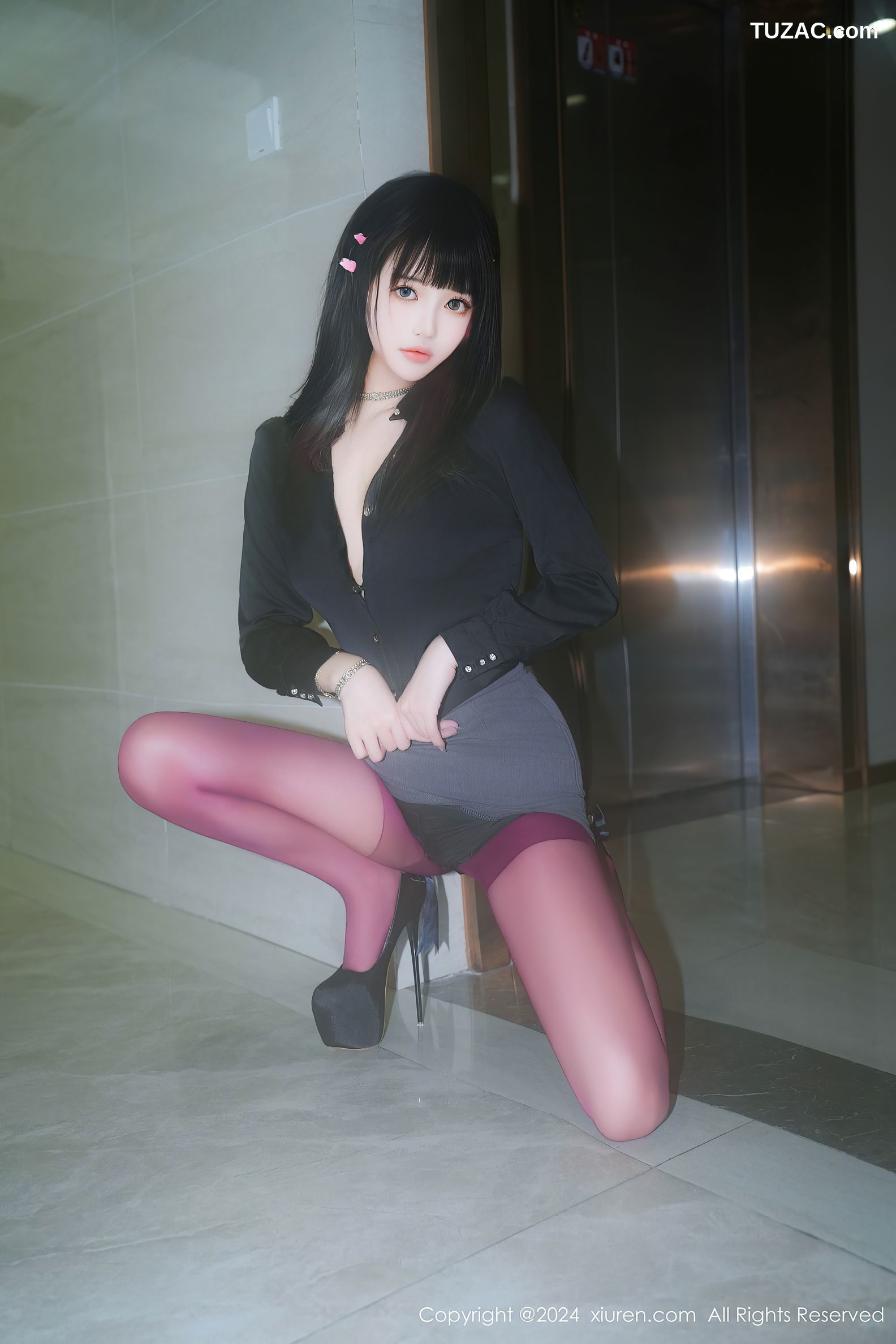 XiuRen秀人网-9142-小兔纯纯-美丝长腿美女爆乳-2024.09.11