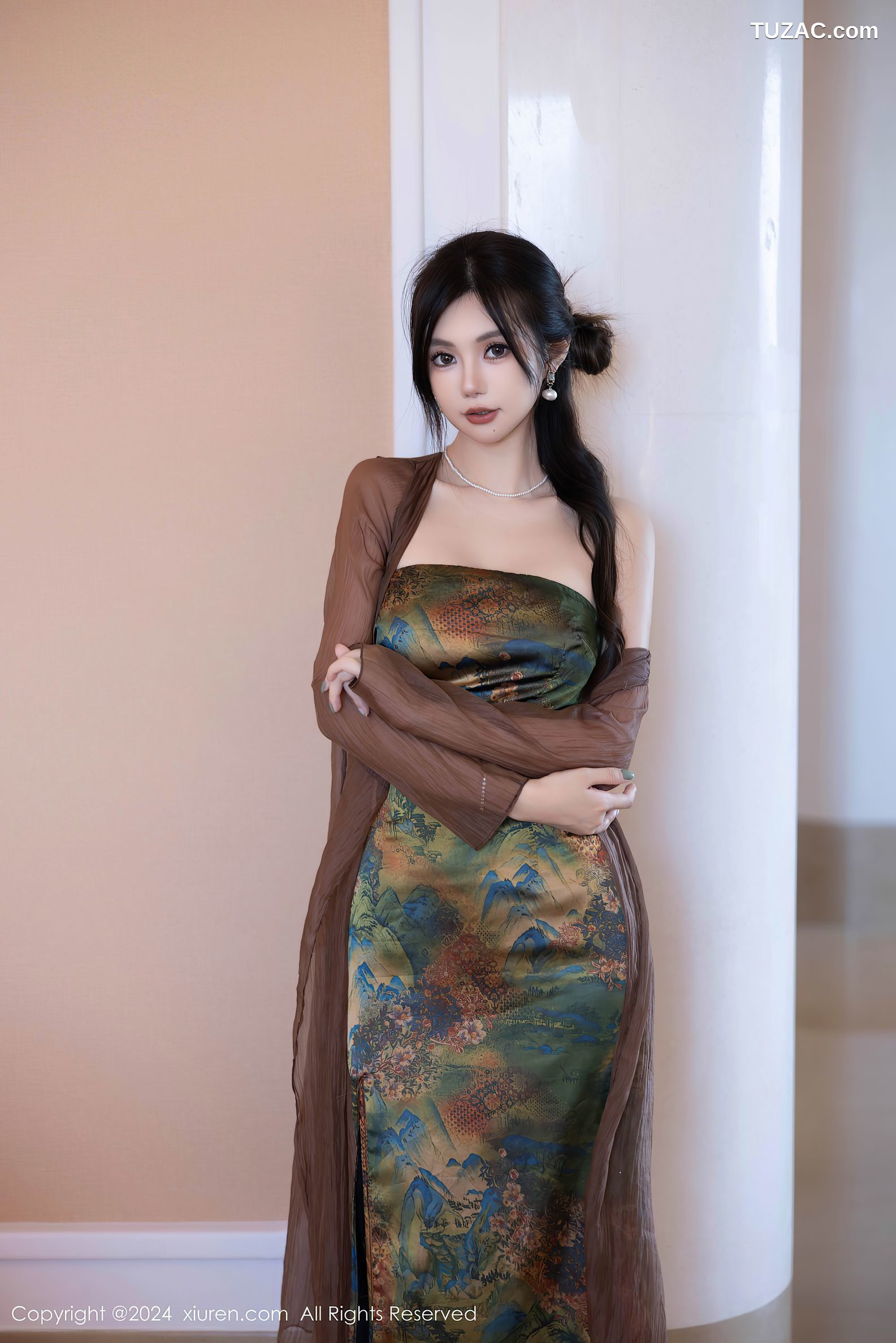 XiuRen秀人网-9161-绮里嘉ula-香肩亮丝写真-2024.09.14