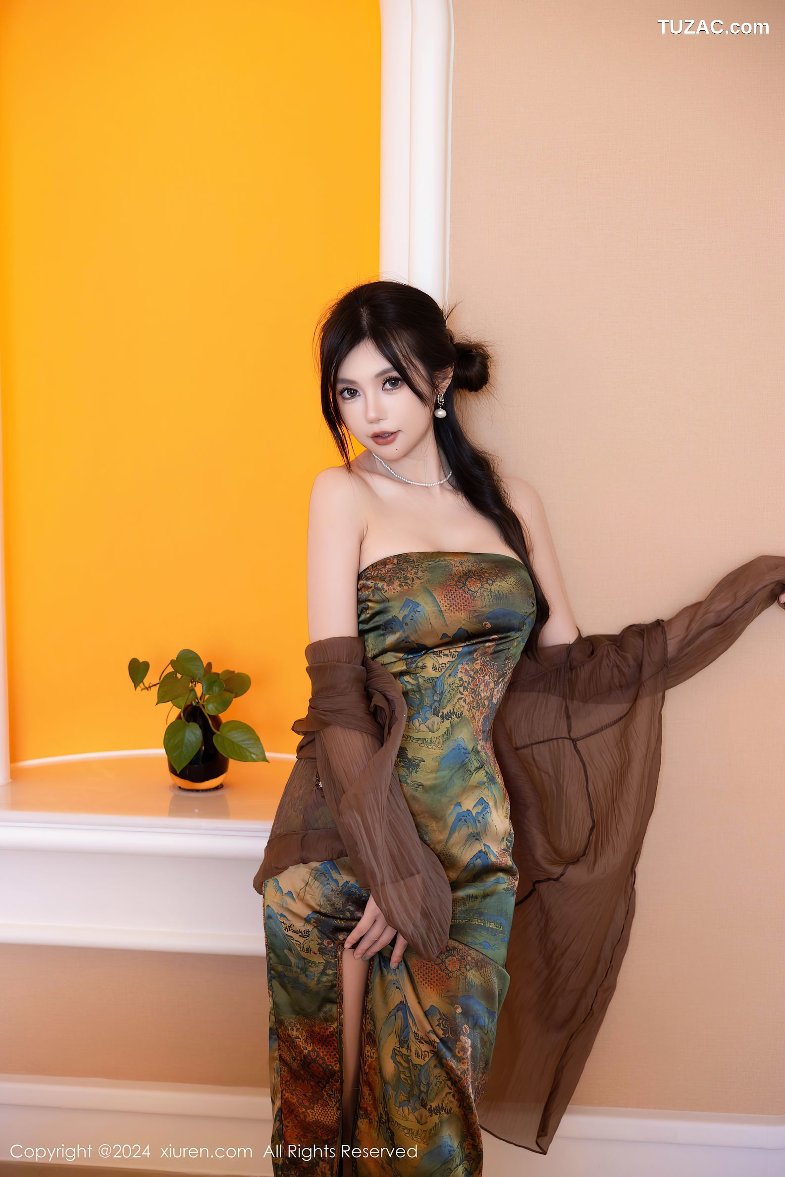 XiuRen秀人网-9161-绮里嘉ula-香肩亮丝写真-2024.09.14