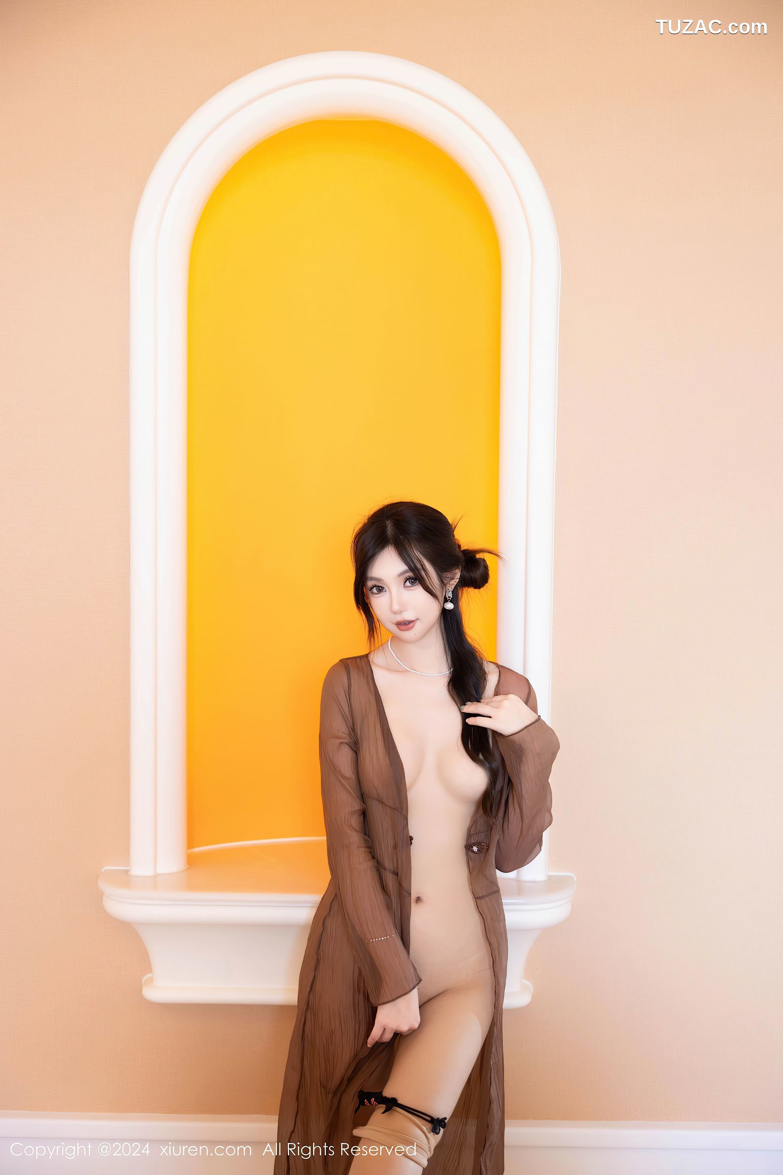 XiuRen秀人网-9161-绮里嘉ula-香肩亮丝写真-2024.09.14